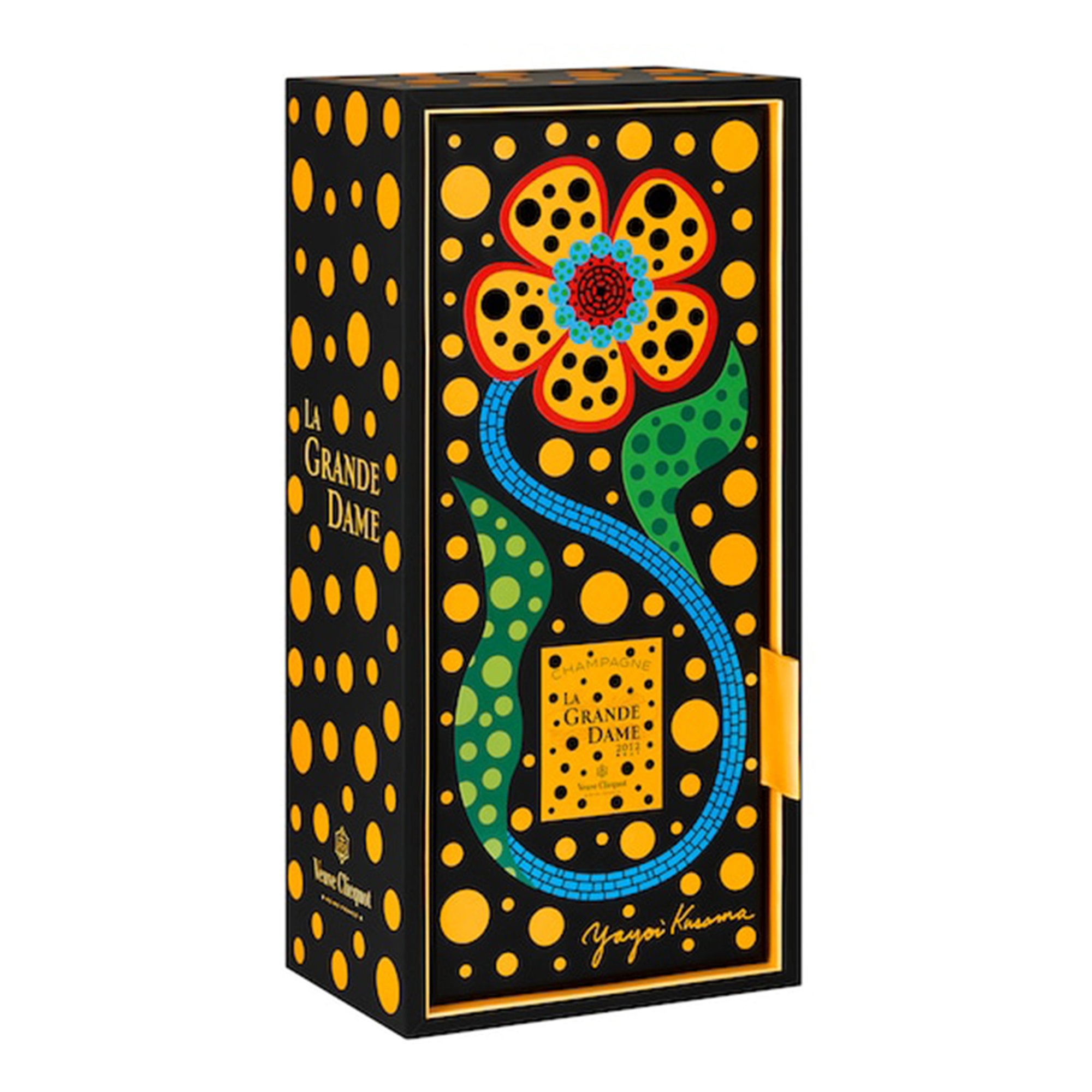 1 botella - Champagne La Grande Dame 2012 by Yoyoi Kusama Edición Limitada con caja Veuve Clicquot vista3