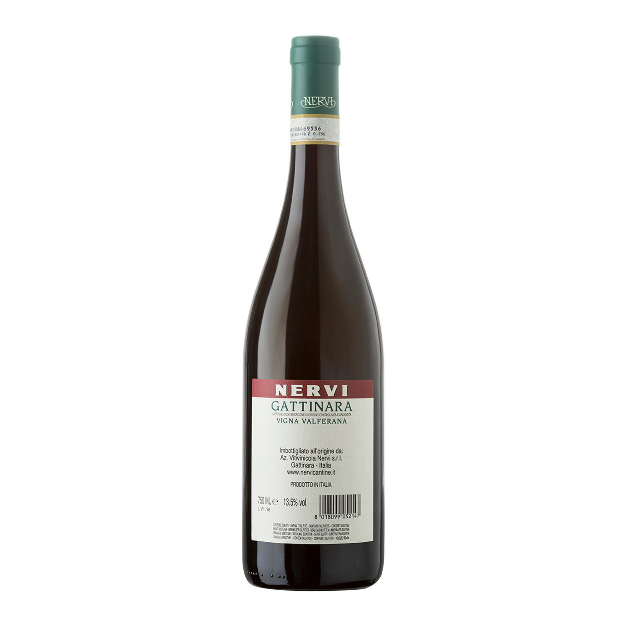 1 bottiglia - Gattinara "Vigna Valferana" DOCG 2014 Nervi Conterno vista1