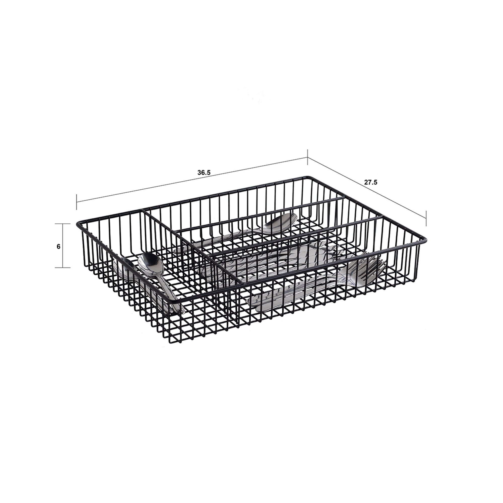 Range-couverts SHIRO noir TFT Home vista1