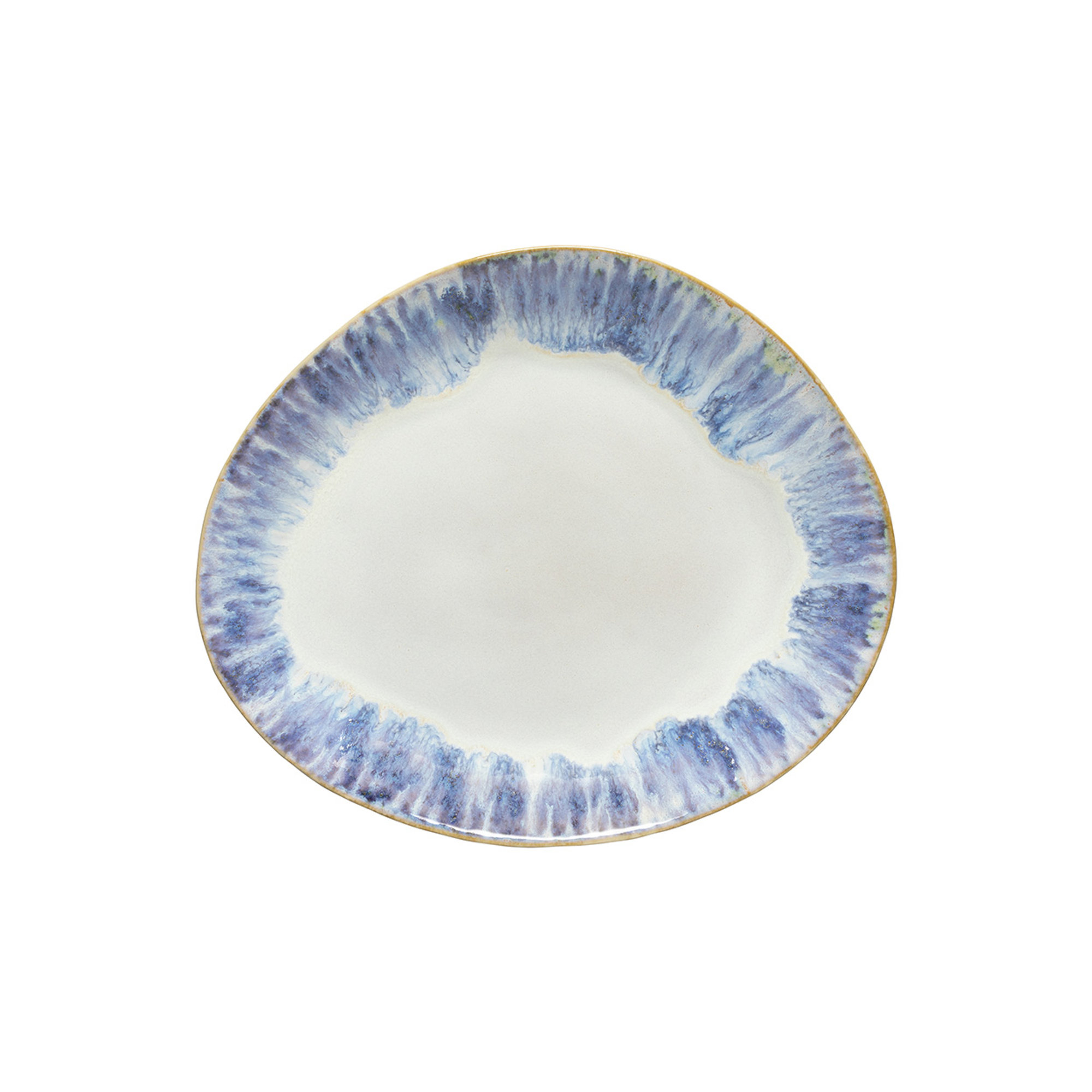 Set of 6 dinner plates 28 cm Brisa Ria blue Costa Nova vista0
