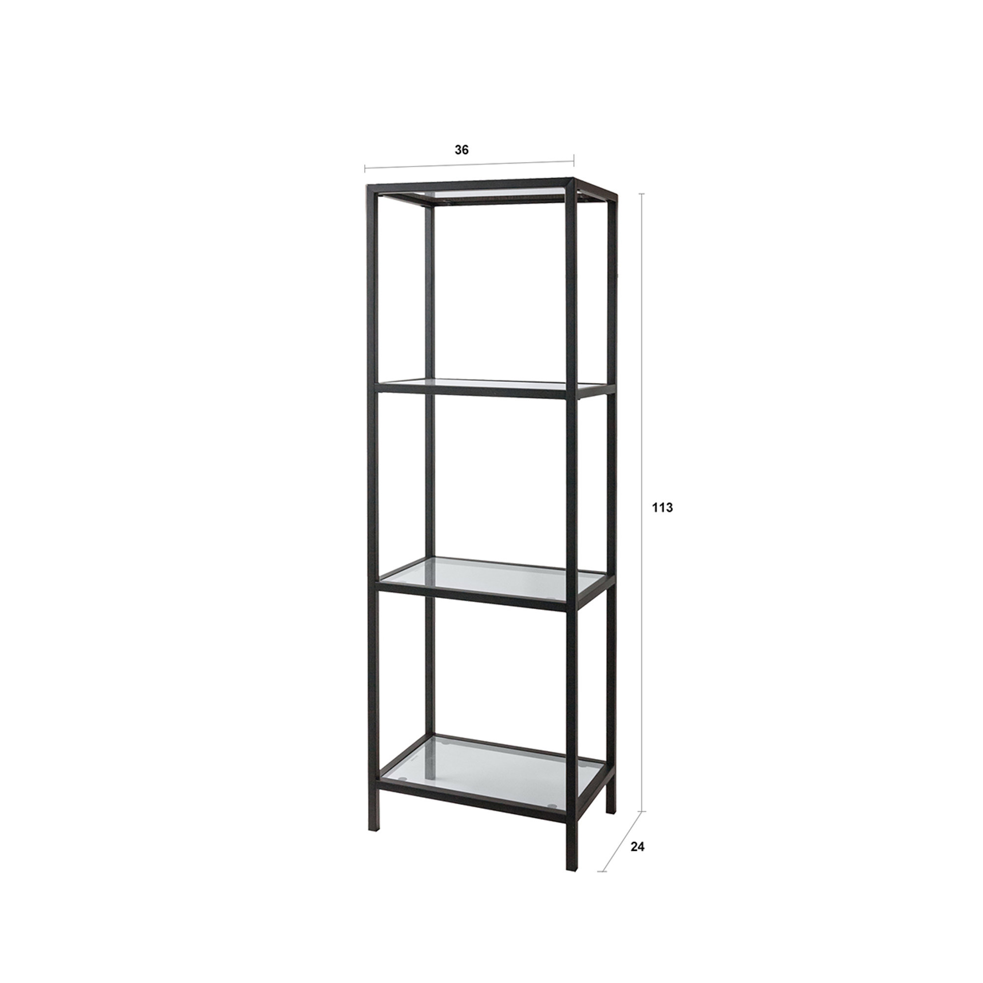 Schwarzes SIRK-Regal TFT Home vista1