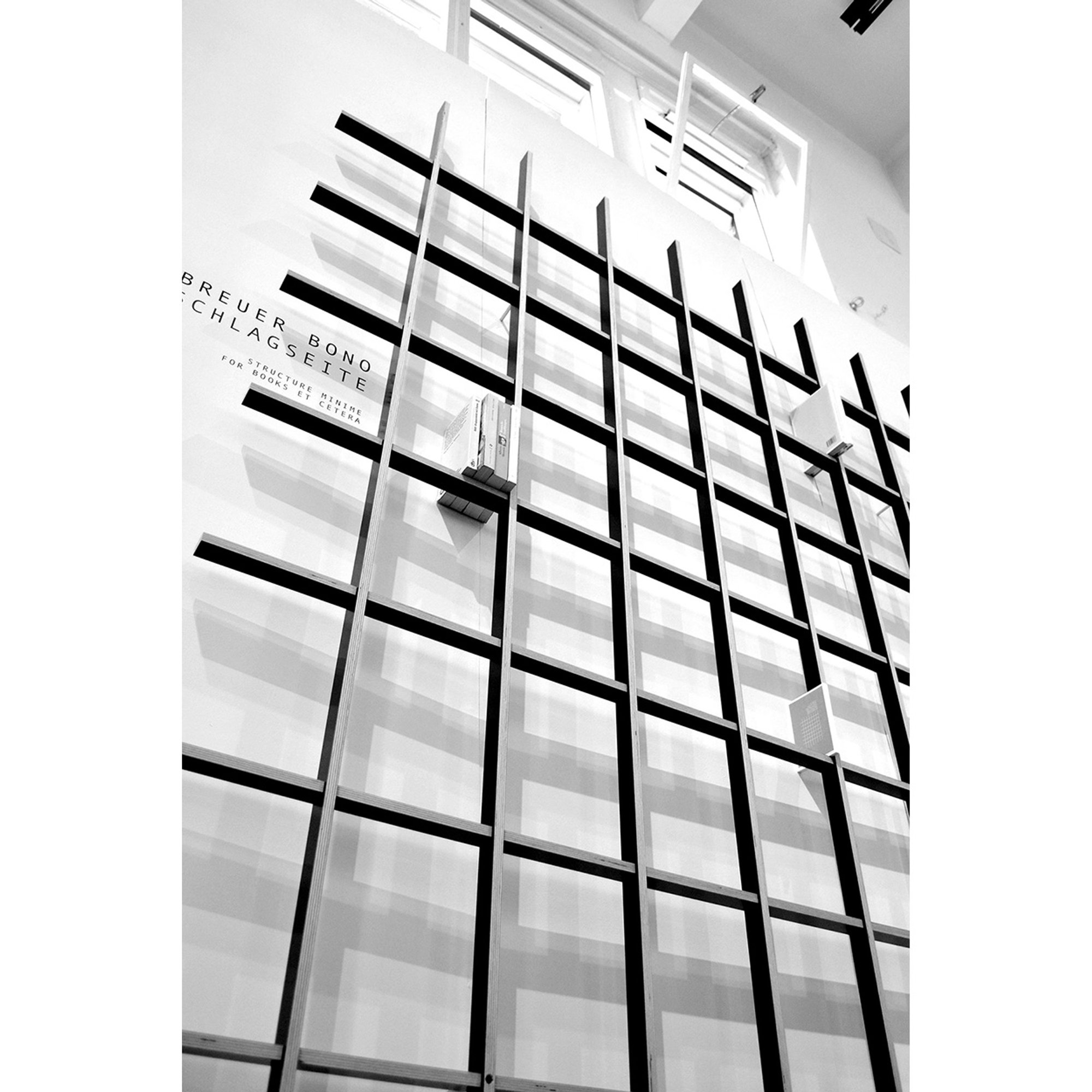 Kirjahylly SCHLAGSEITE - 140x236, Valkoinen Breuer & Bono vista3