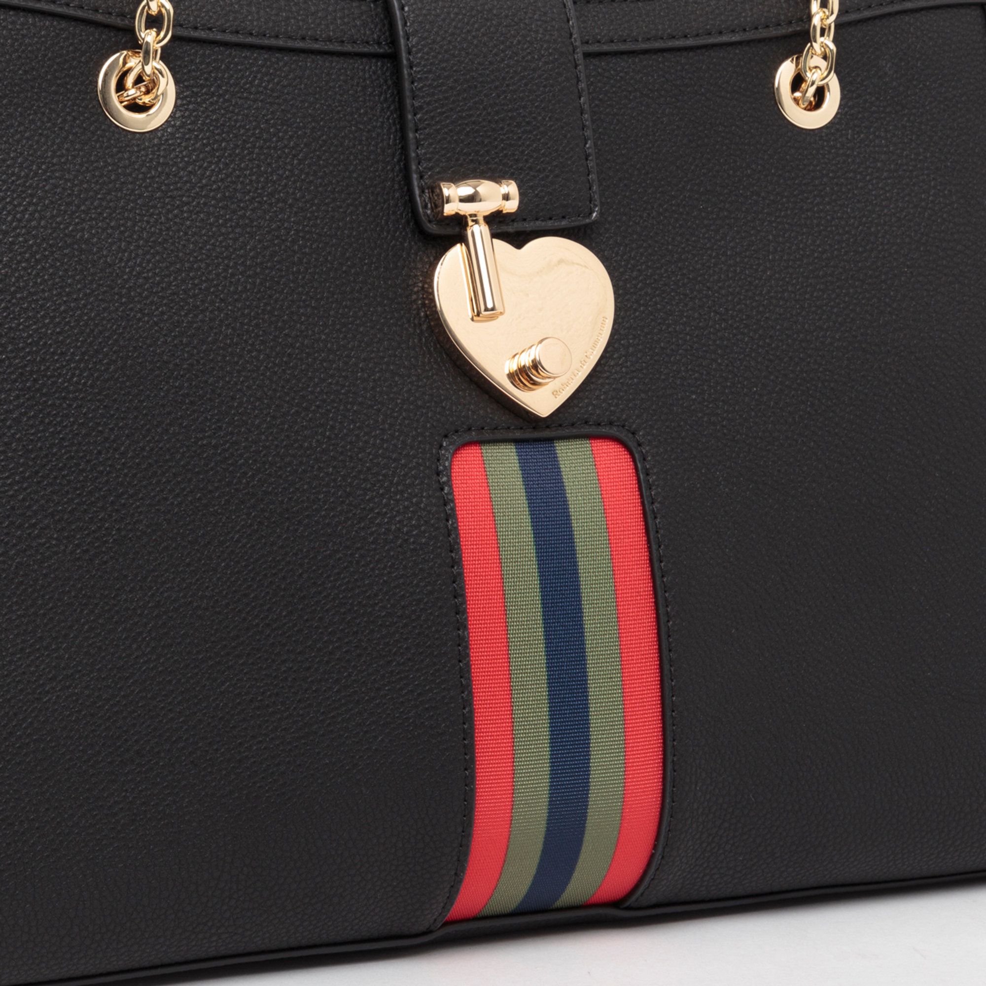 Roberta di Camerino shopping Heart lock nera Roberta di Camerino vista2
