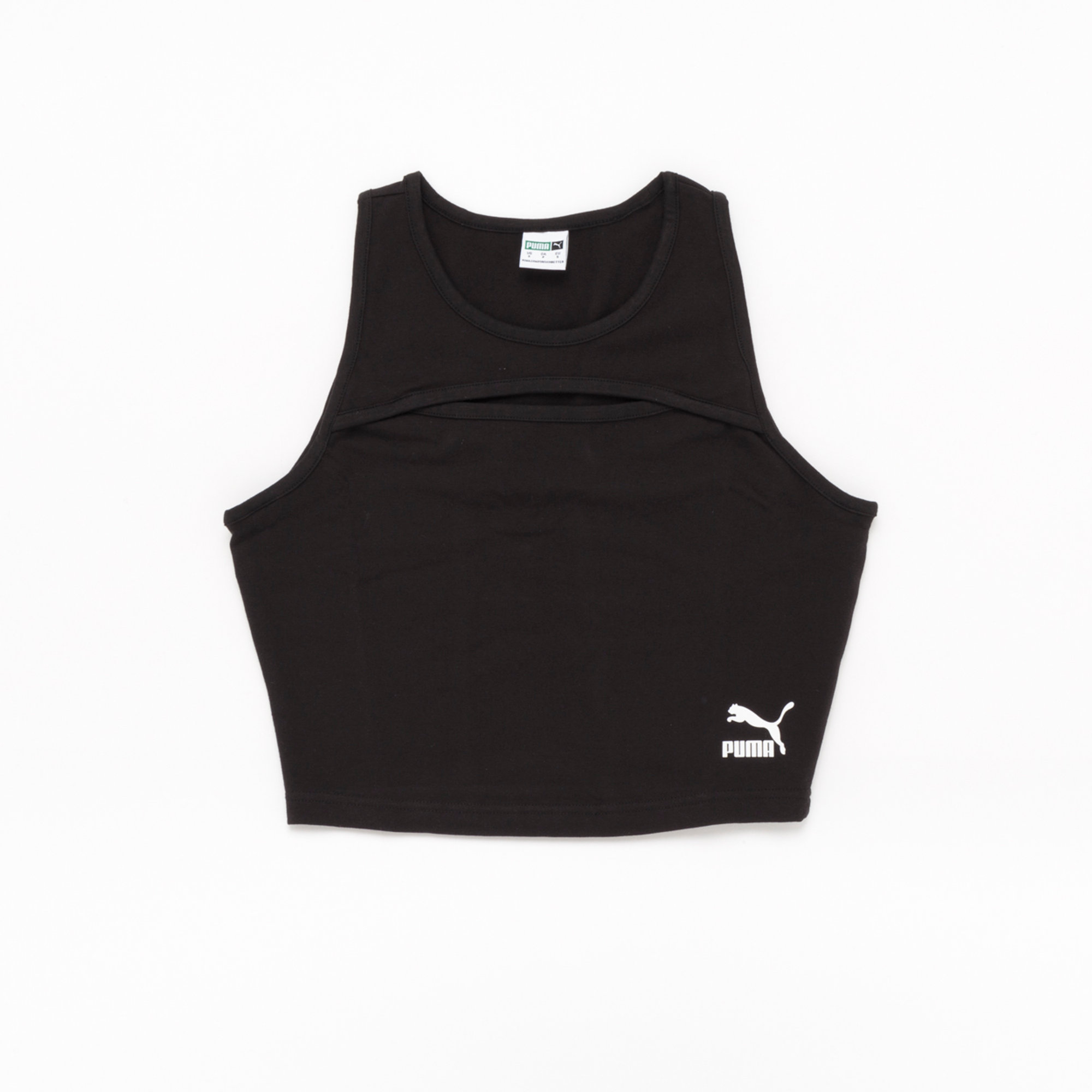 Puma top Classics Cut-Out nero Puma vista0