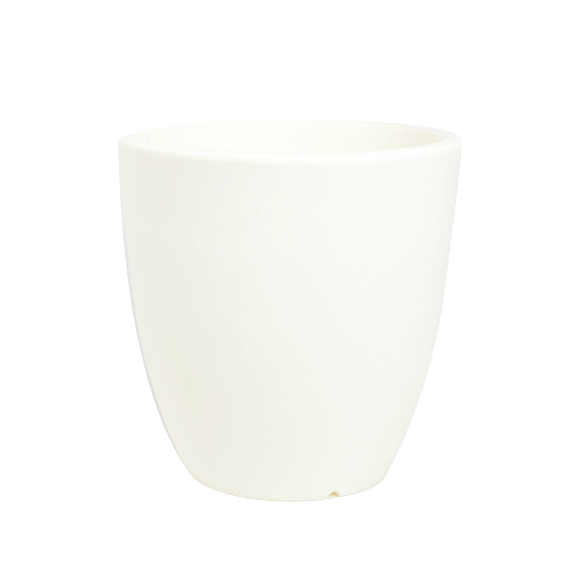 Macetas fotoluminiscentes - ORIONE HIGH VASE CM 40 FLUO WHITE Farmet vista1