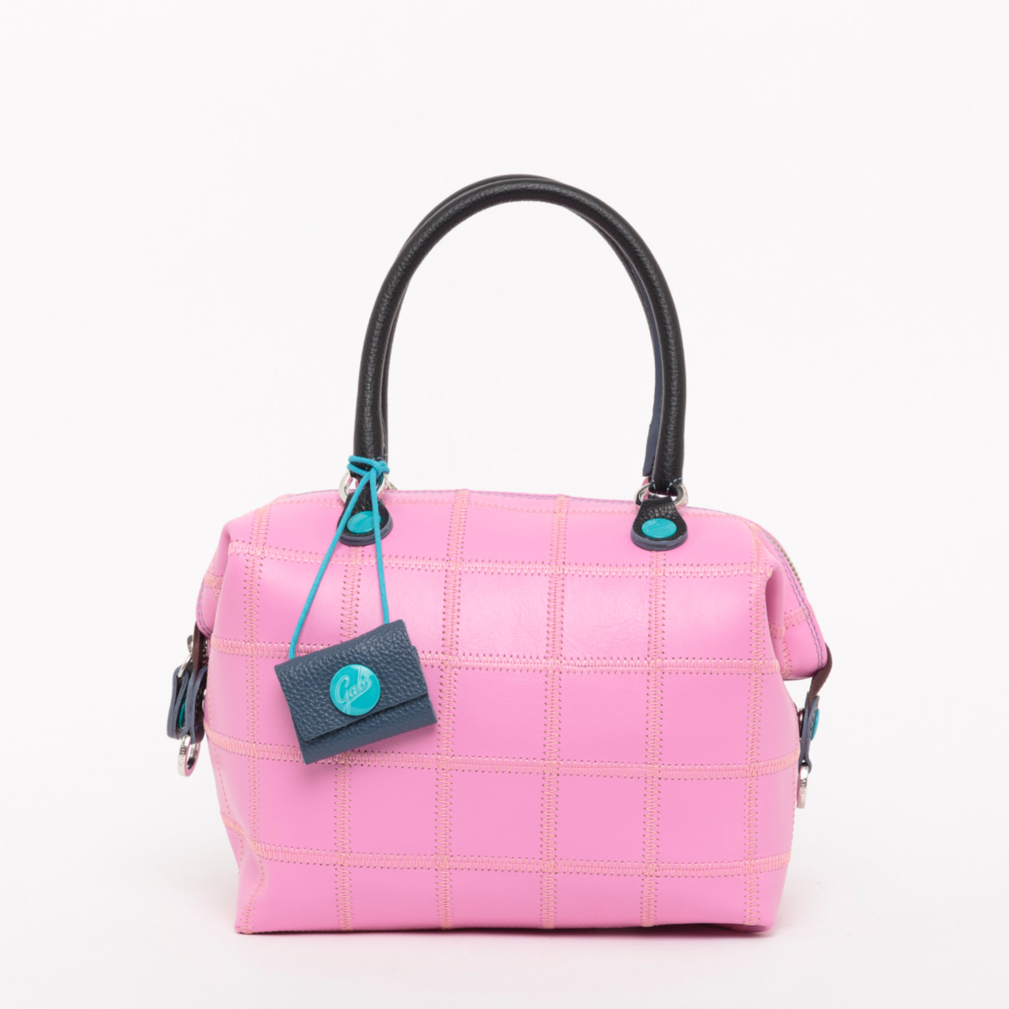 Gabs G43-M in pelle patchwork rosa baby Gabs vista1