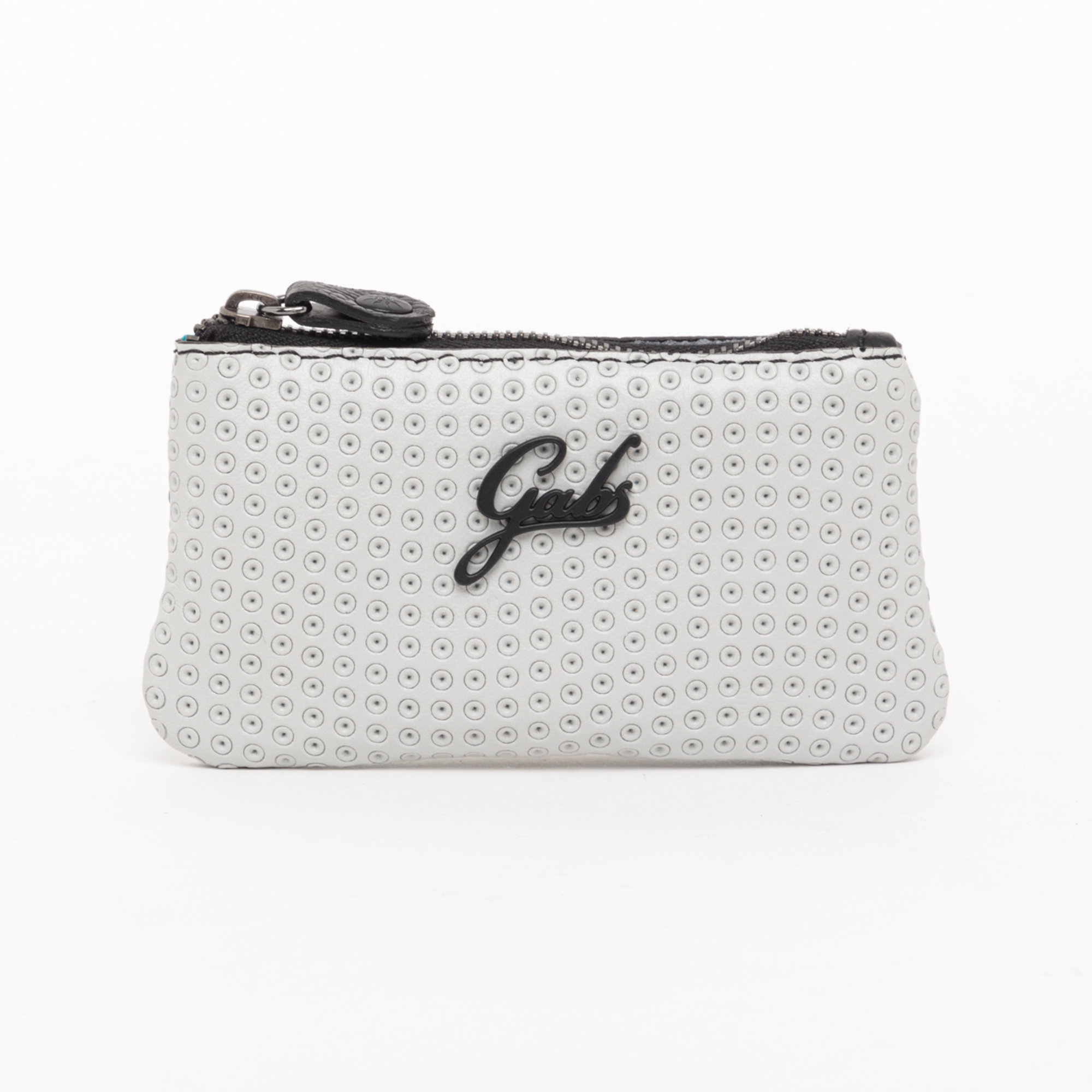 Gabs portachiavi Gkeyholder in pelle grigio perla Gabs vista0