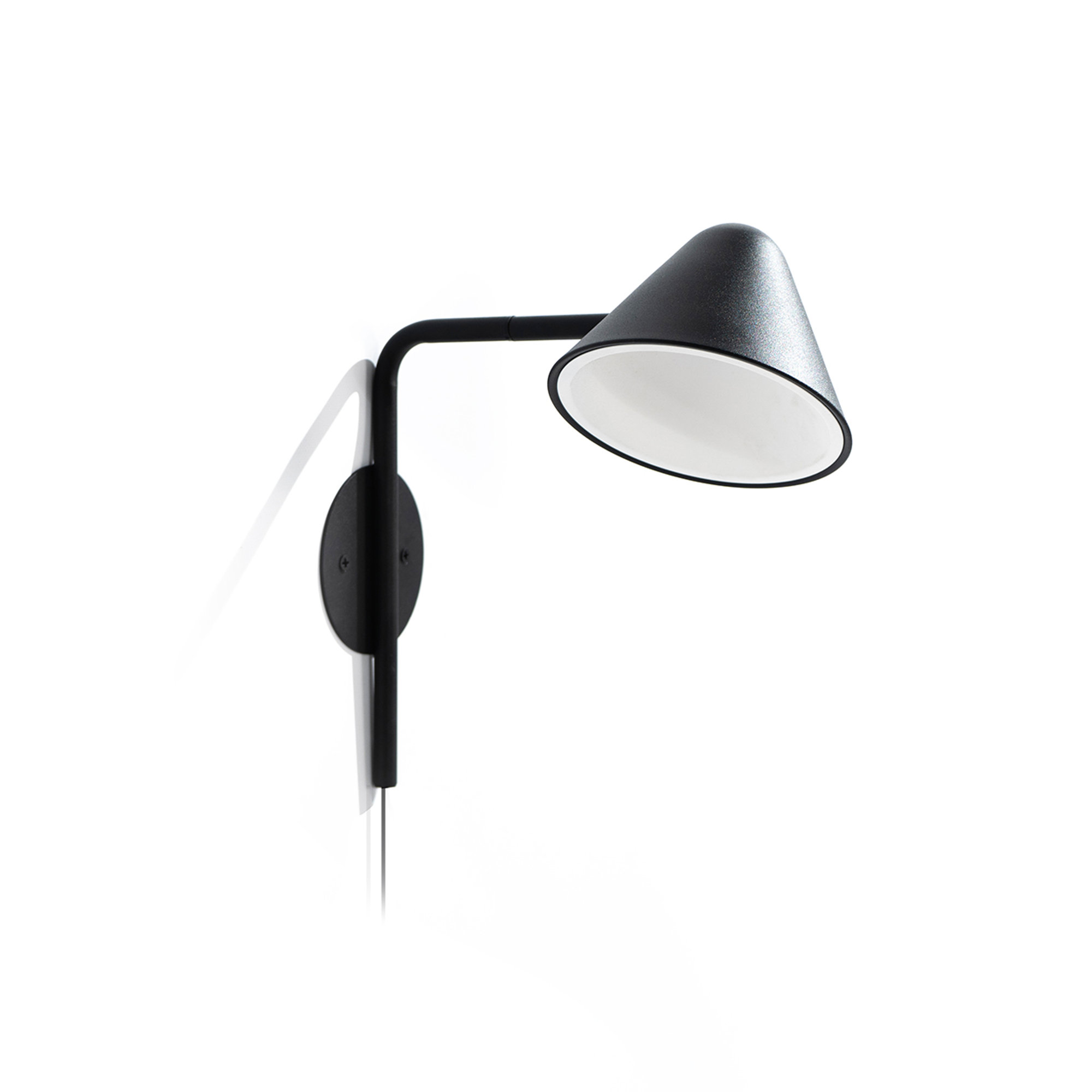 Applique LED, nero opaco Stones vista0