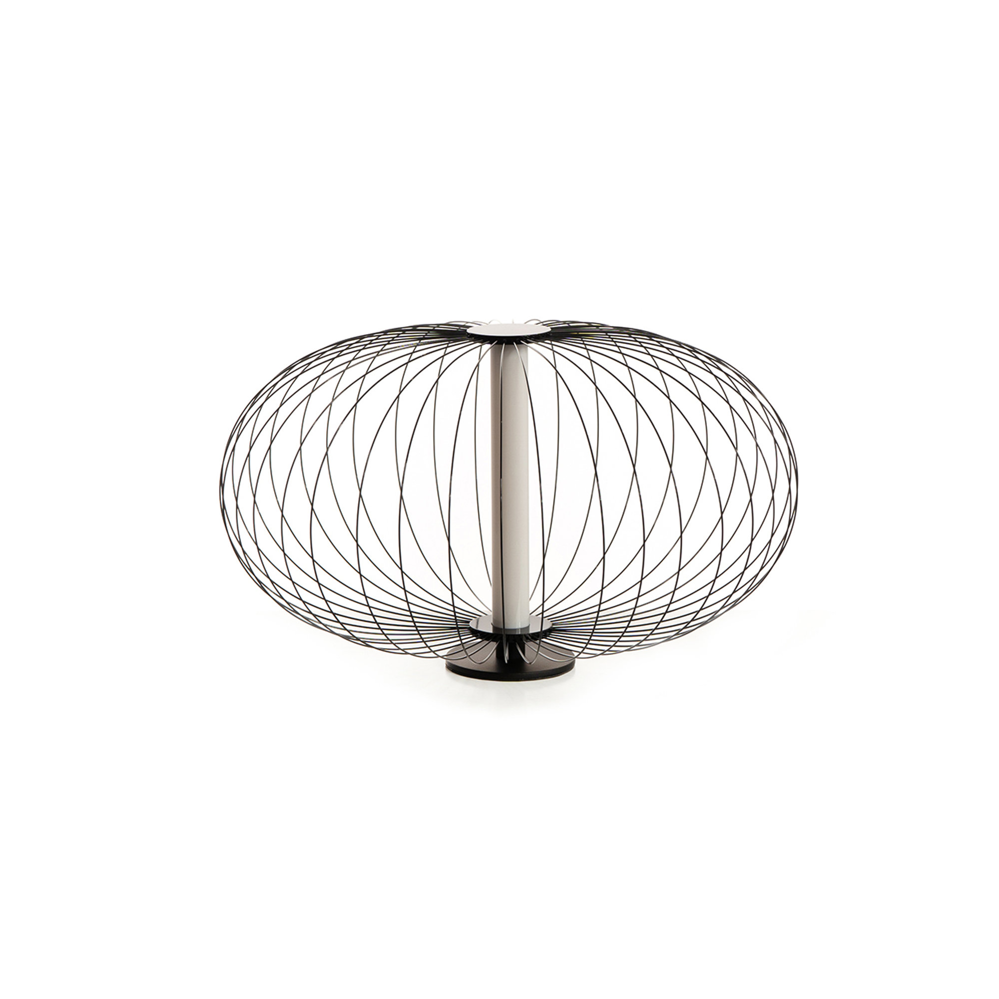 Lampada da tavolo LED, nero lucido Stones vista0