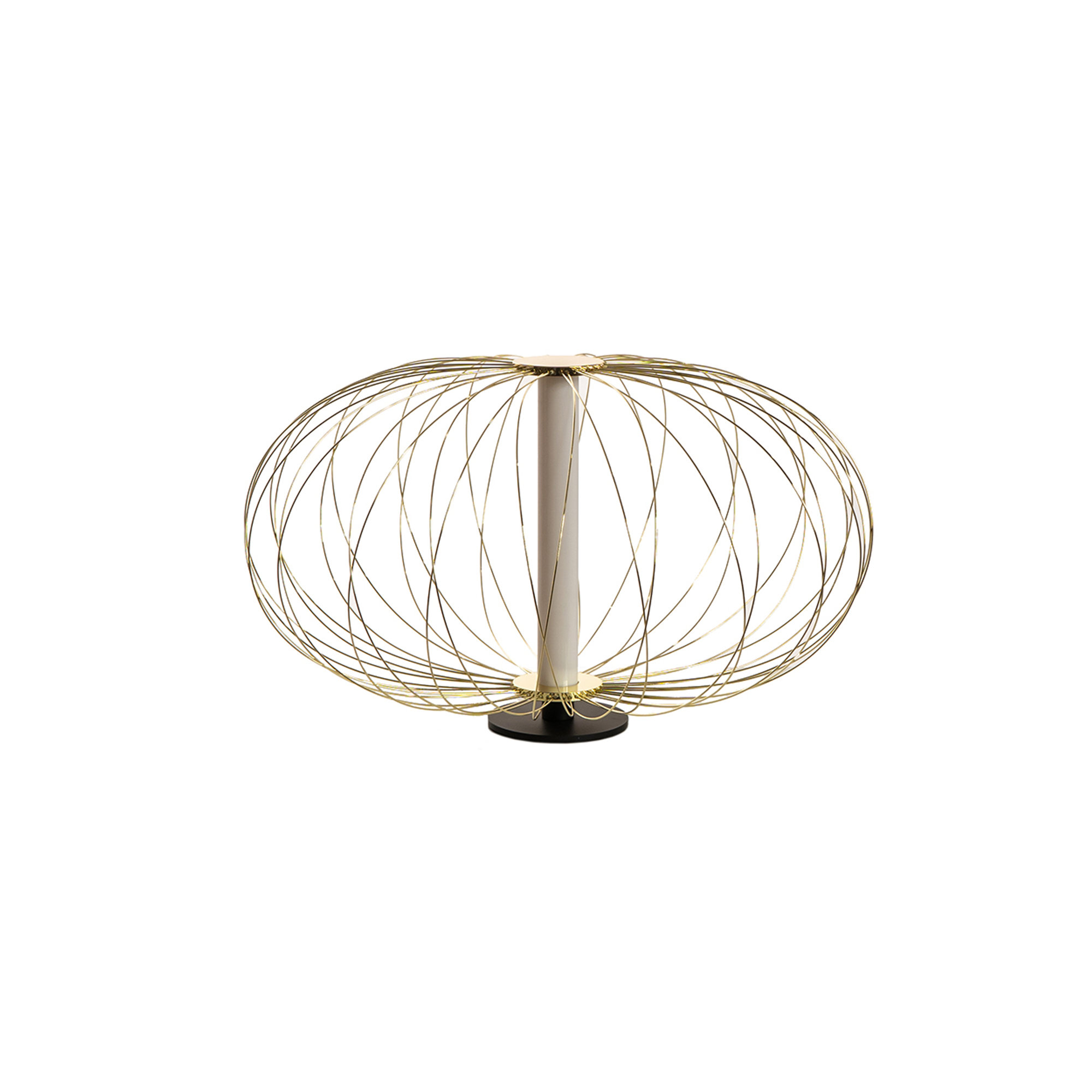 Lampada da tavolo LED, ottone lucido Stones vista0