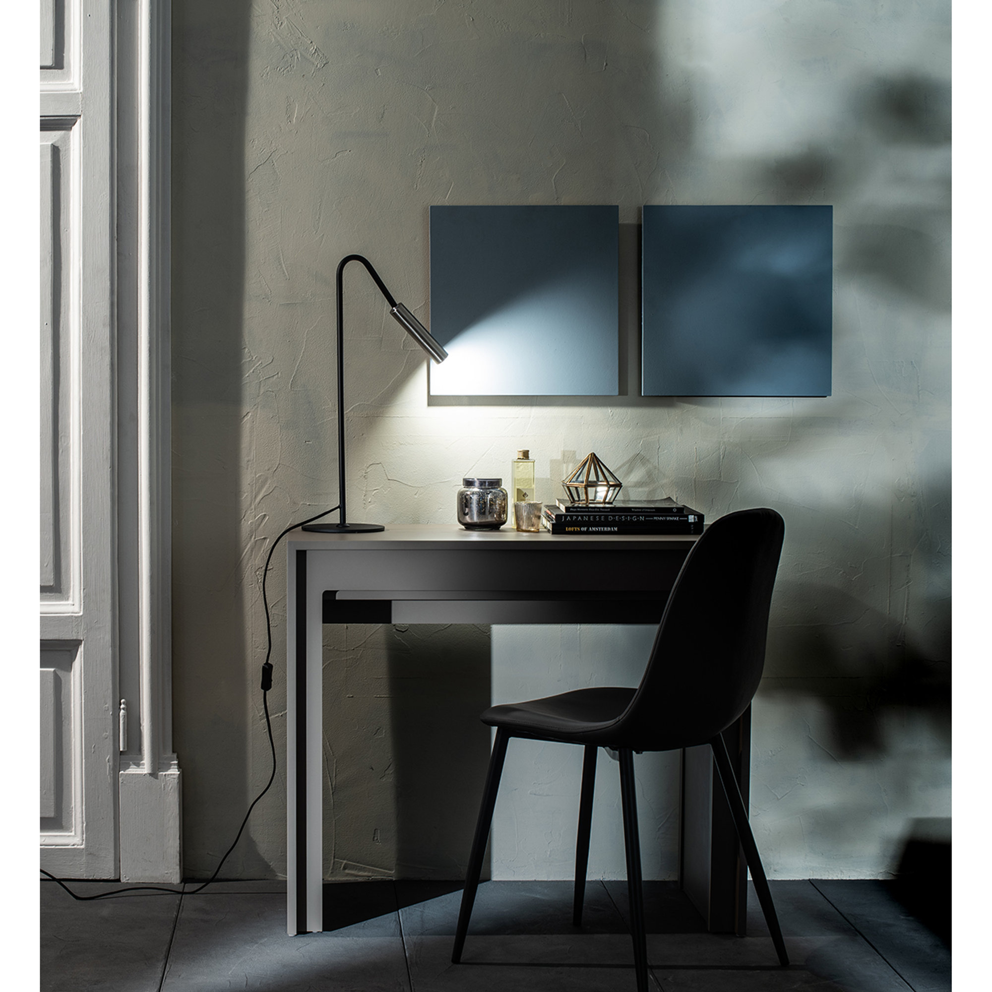 Lampada da tavolo LED, nero Stones vista4