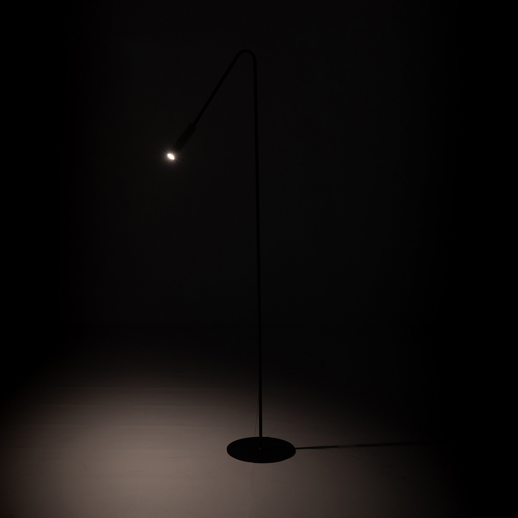 Lampada da terra LED, nero Stones vista3