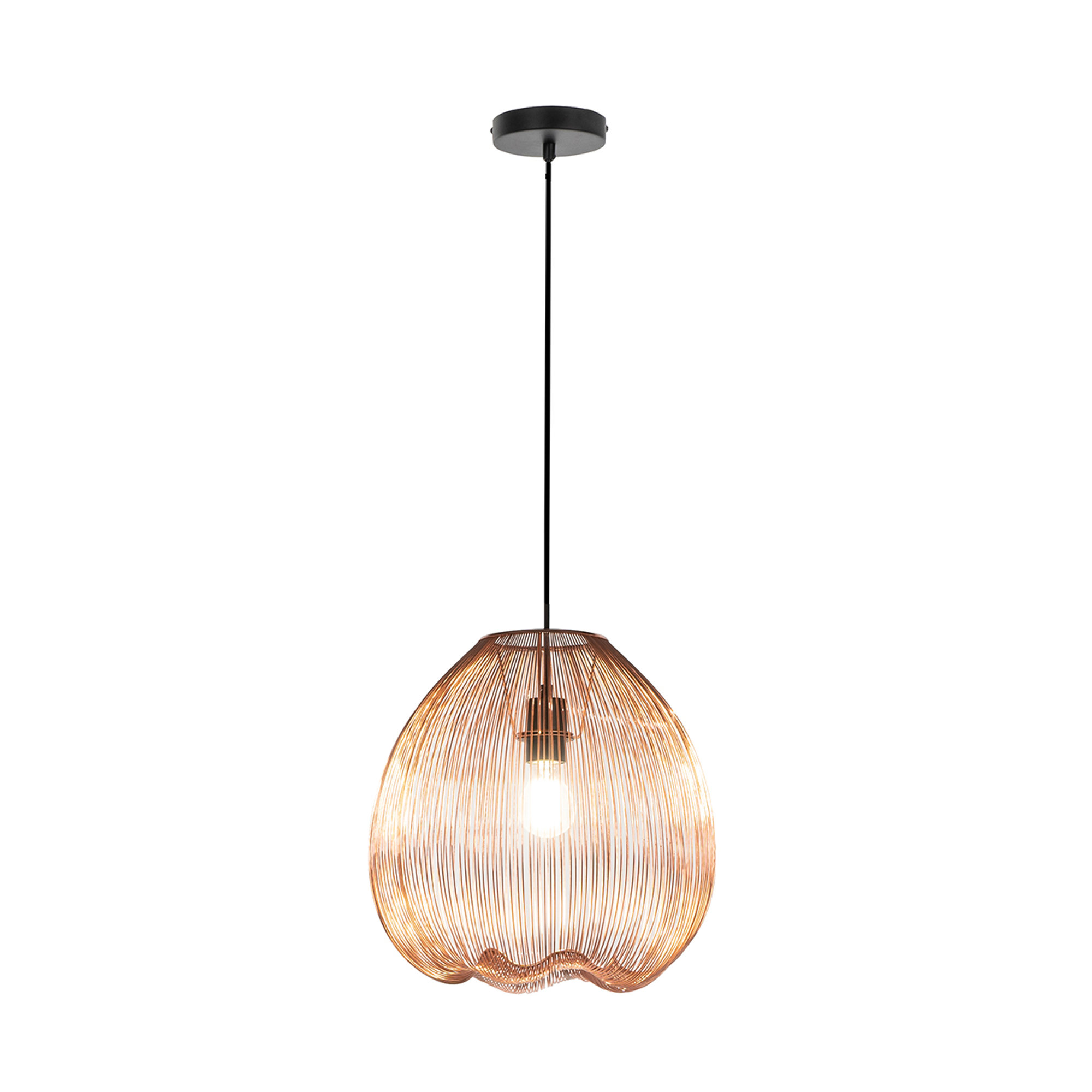 Lampada a sospensione, ottone lucido Stones vista0