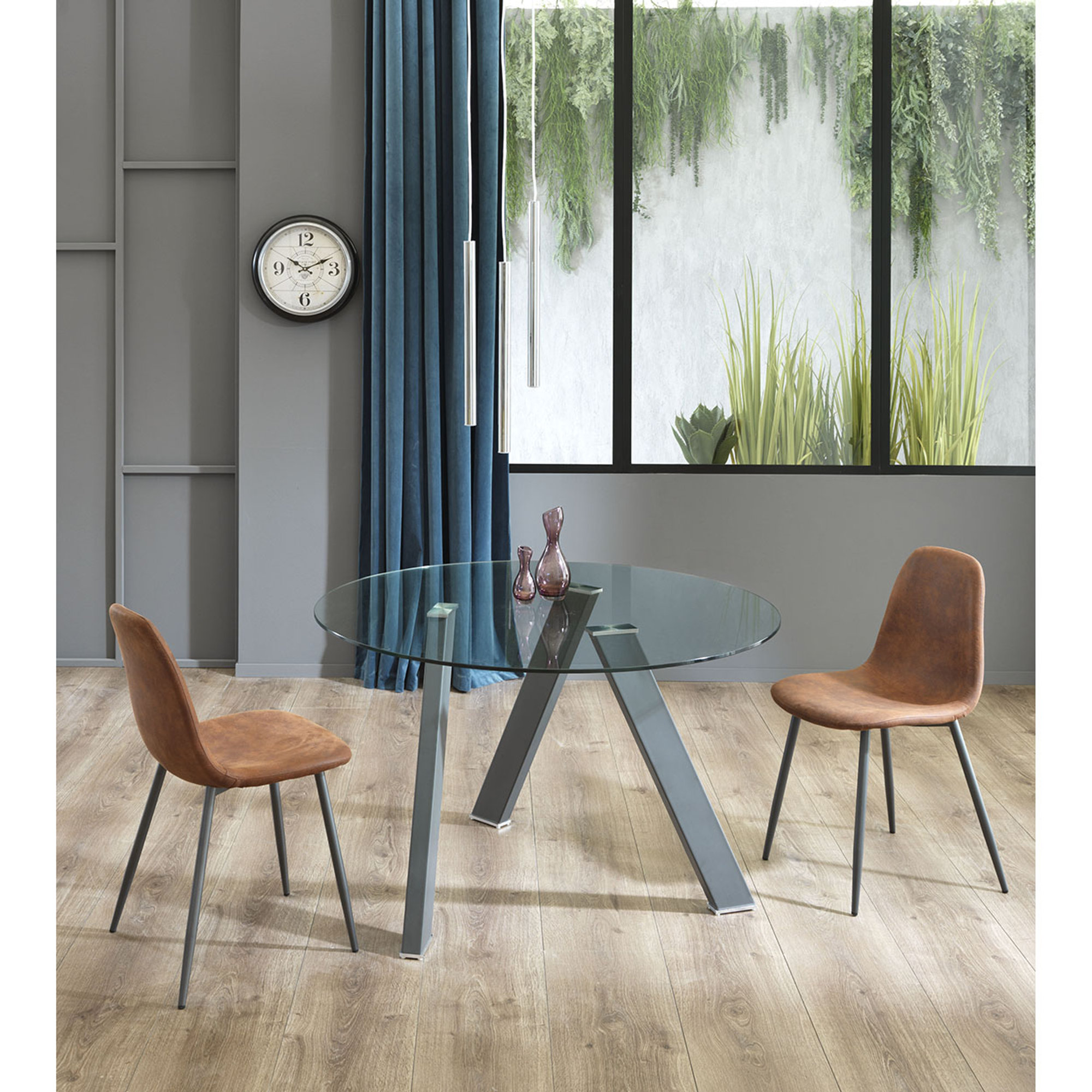 Tavolo Fisso (120 x 75 H cm), trasparente Stones vista3