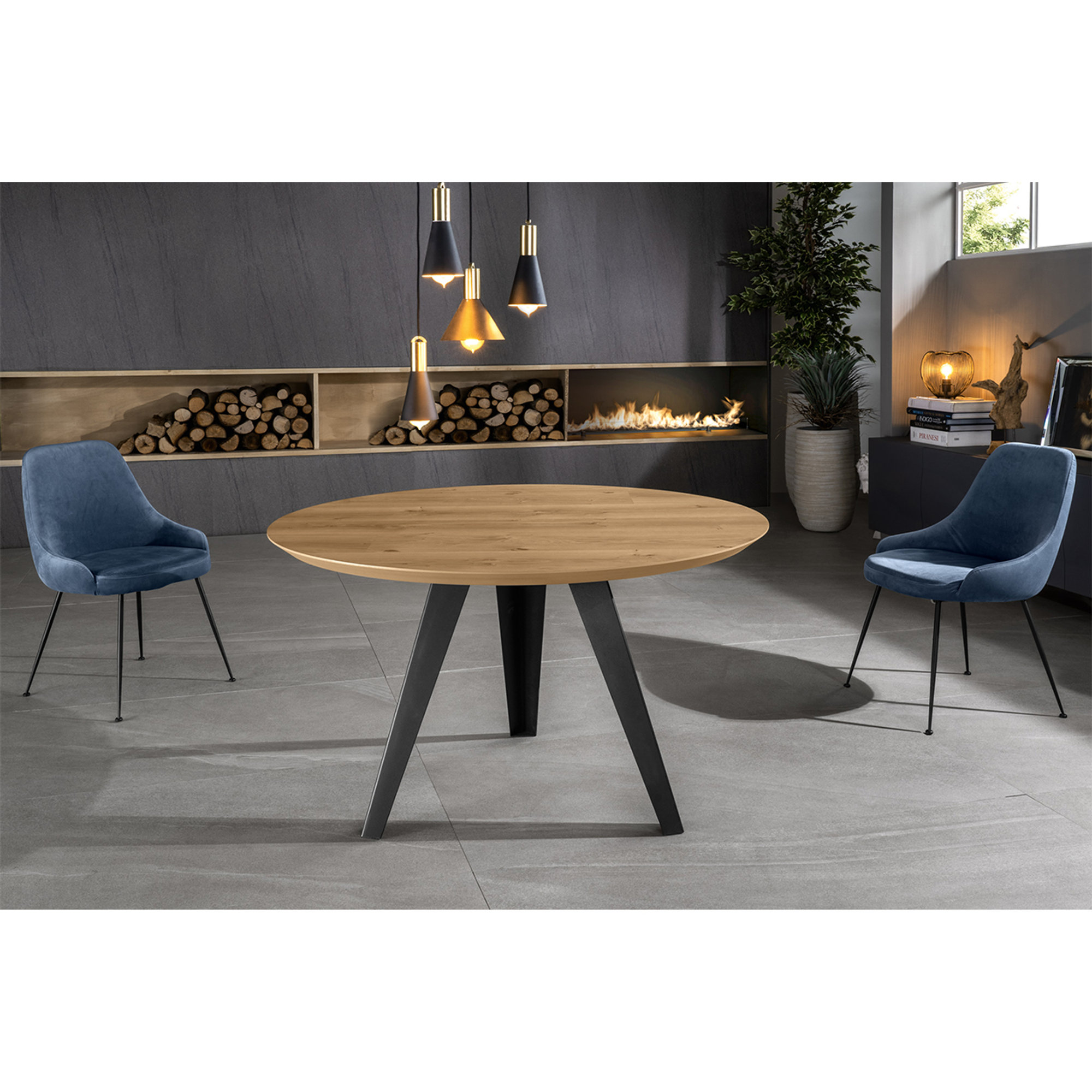 Tavolo Fisso, rovere Stones vista0