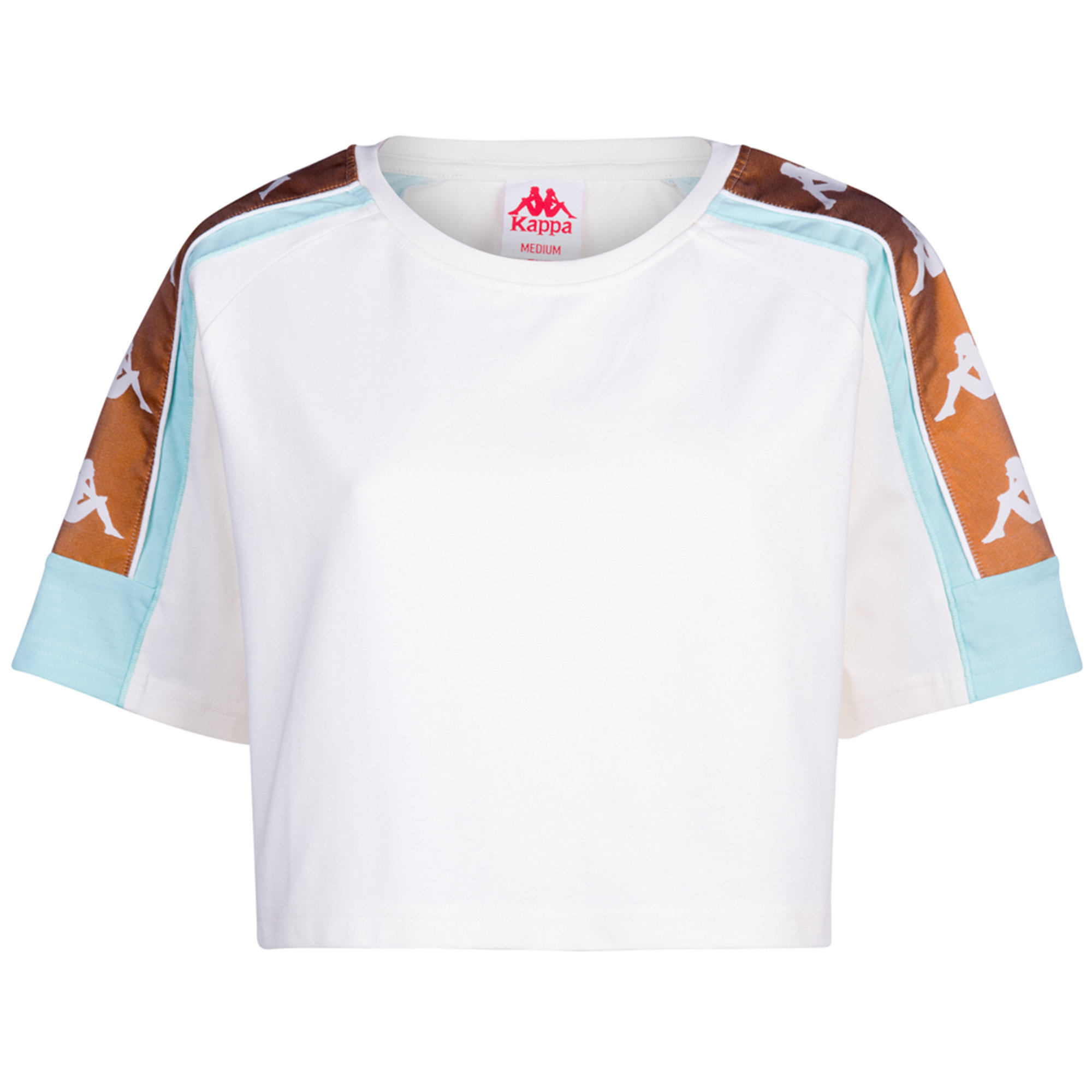 Kappa t-shirt bianca multicolore Kappa vista0