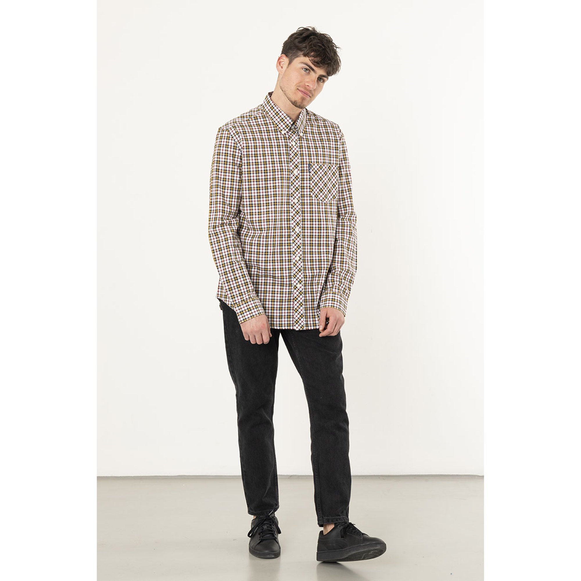 Ben Sherman camicia maniche lunghe check Ben Sherman vista1