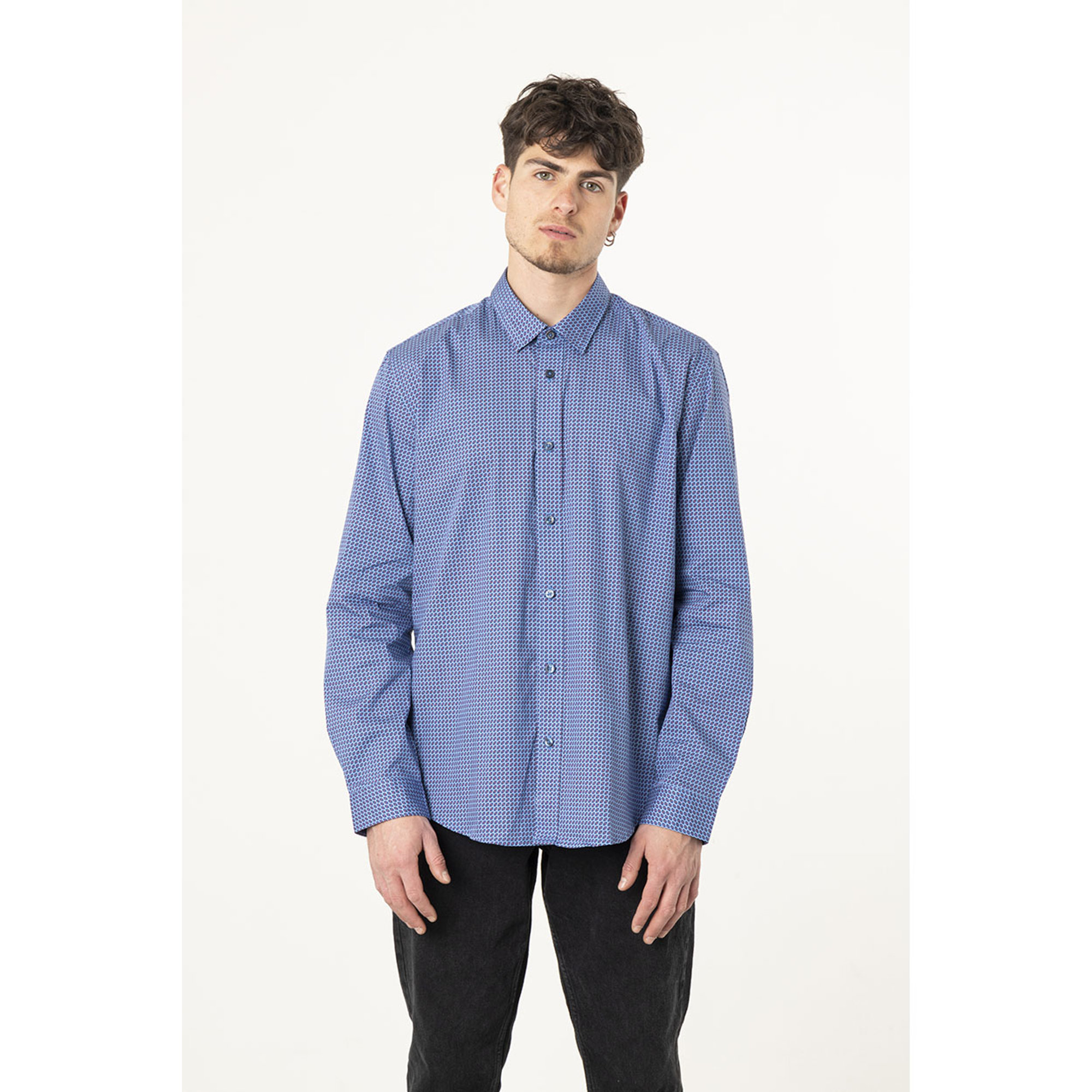 Ben Sherman camicia con micro fantasia geometrica Ben Sherman vista0