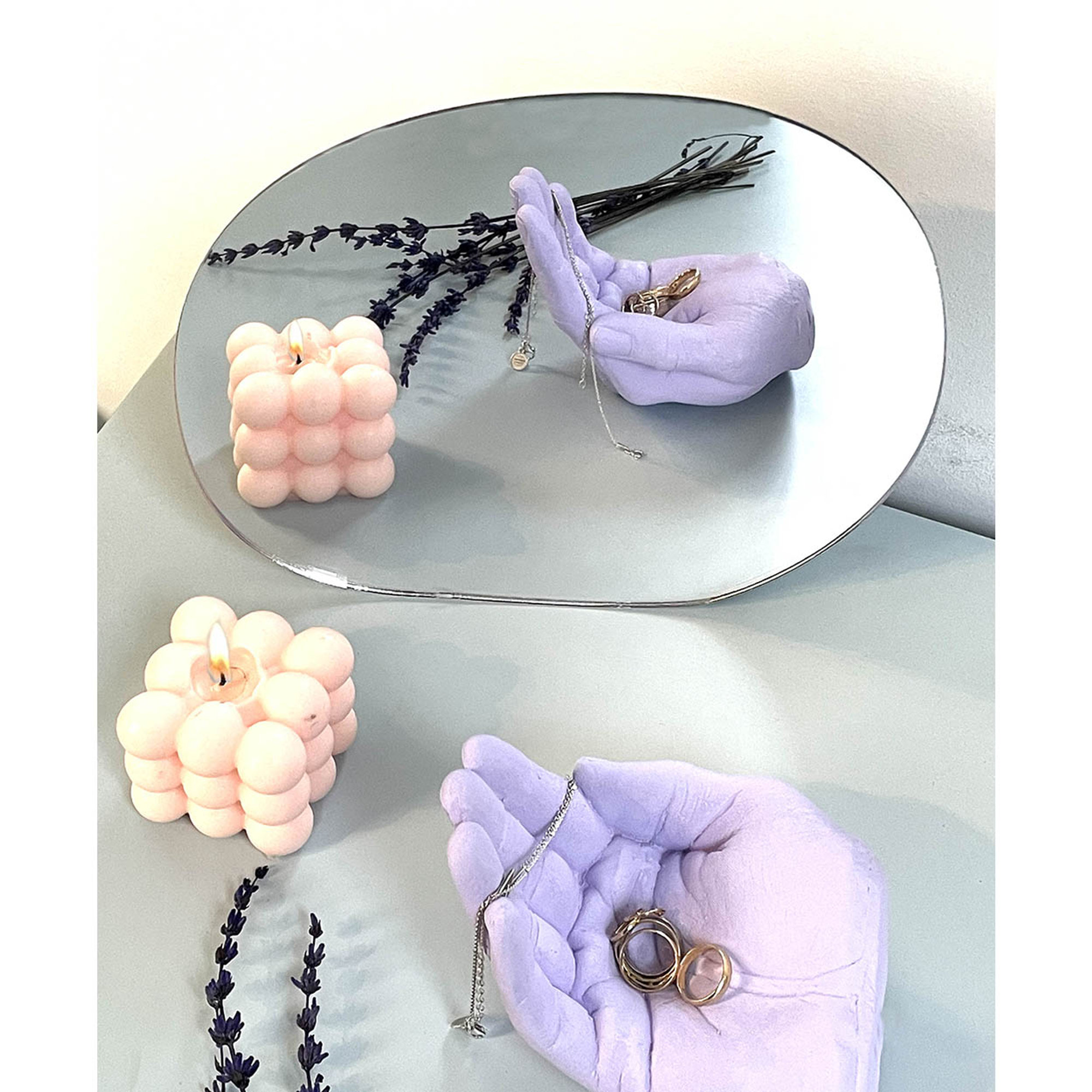 Joyero con forma de mano (morado) Really nice things vista4