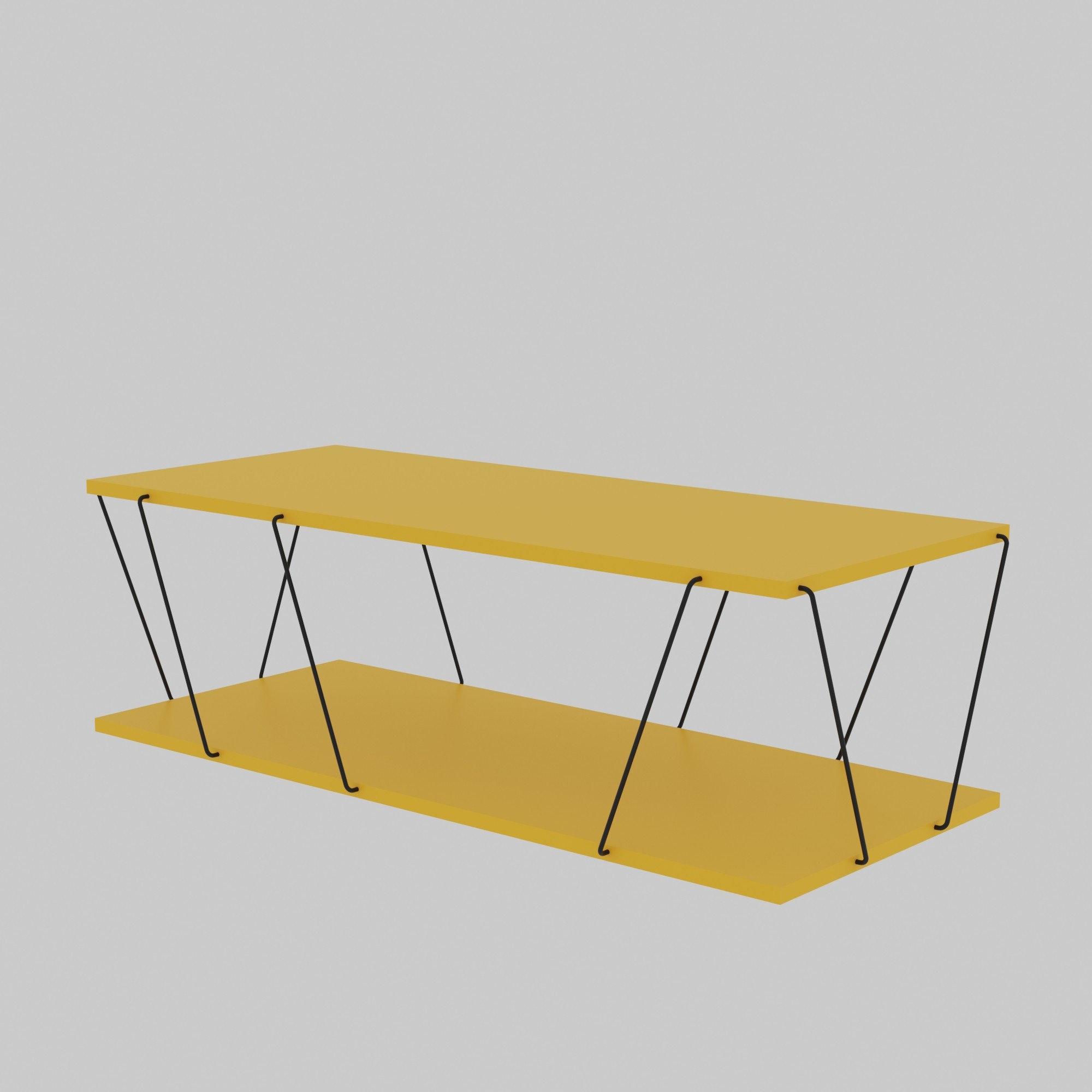 Labranda - Table basse jaune Kalune design vista2