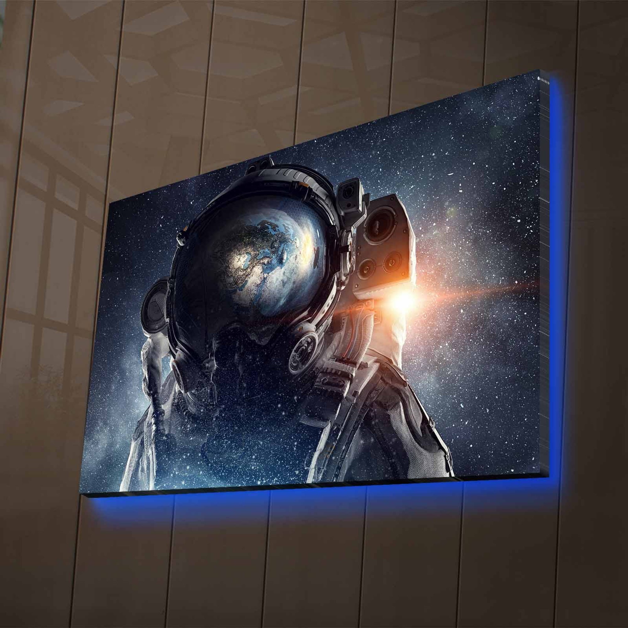 Peinture sur toile éclairée par LED décorative NASA-016Decorative Wall addiction vista0