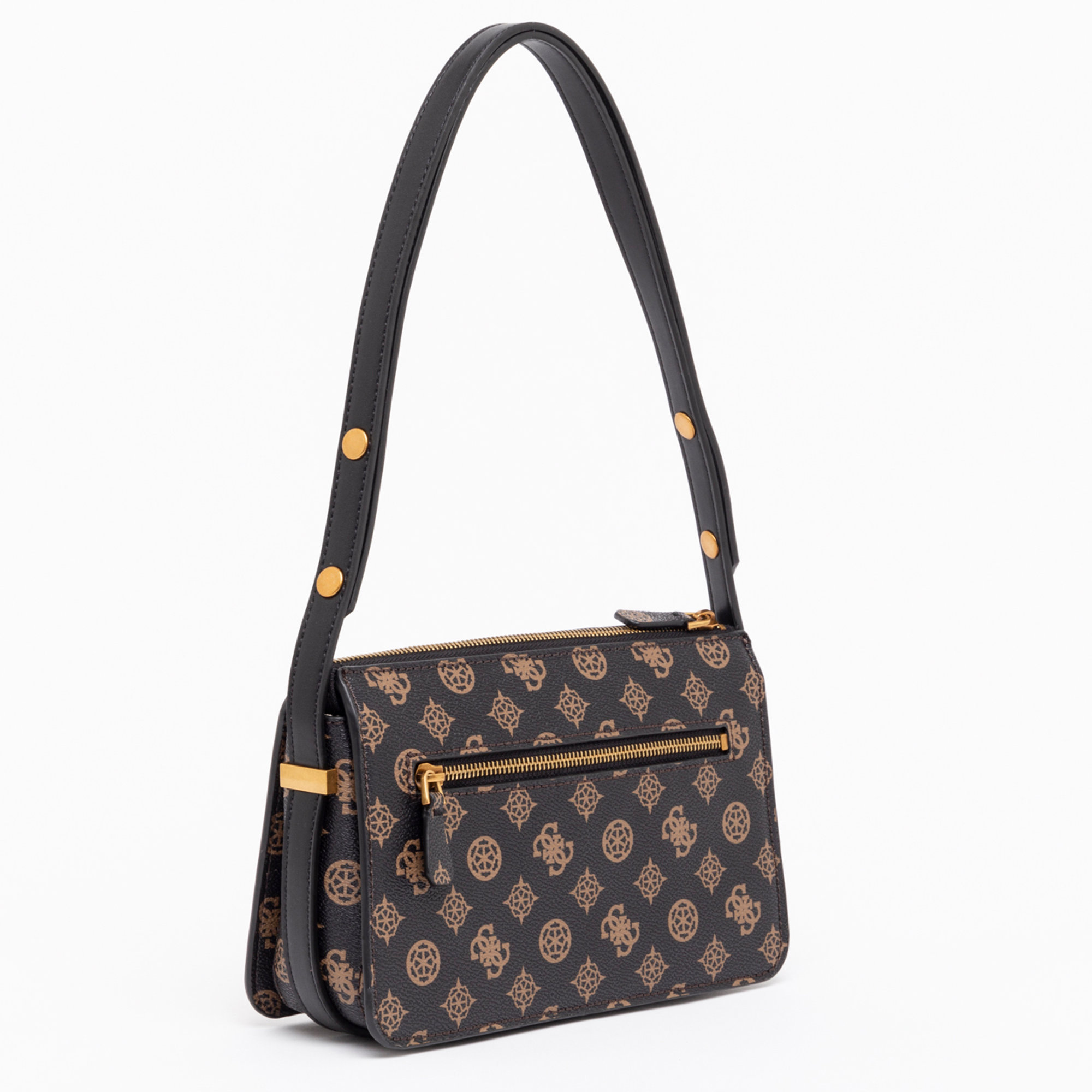Guess borsa a spalla Hensely con logo 4G e peony Guess  vista1