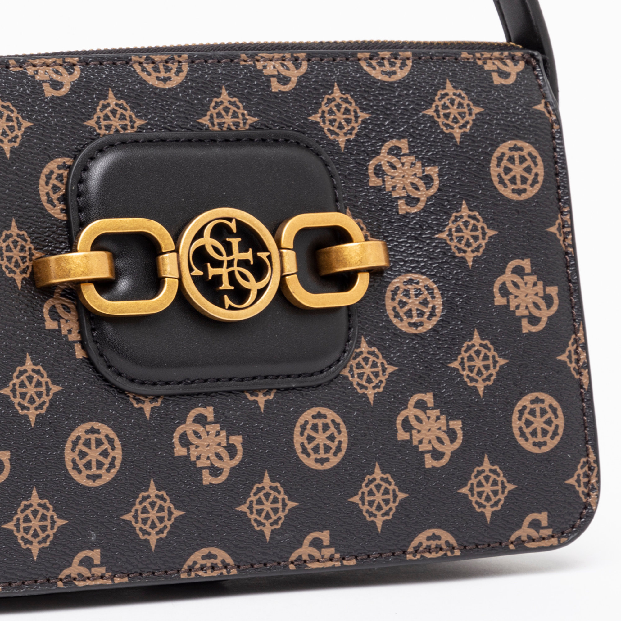 Guess borsa a spalla Hensely con logo 4G e peony Guess  vista2