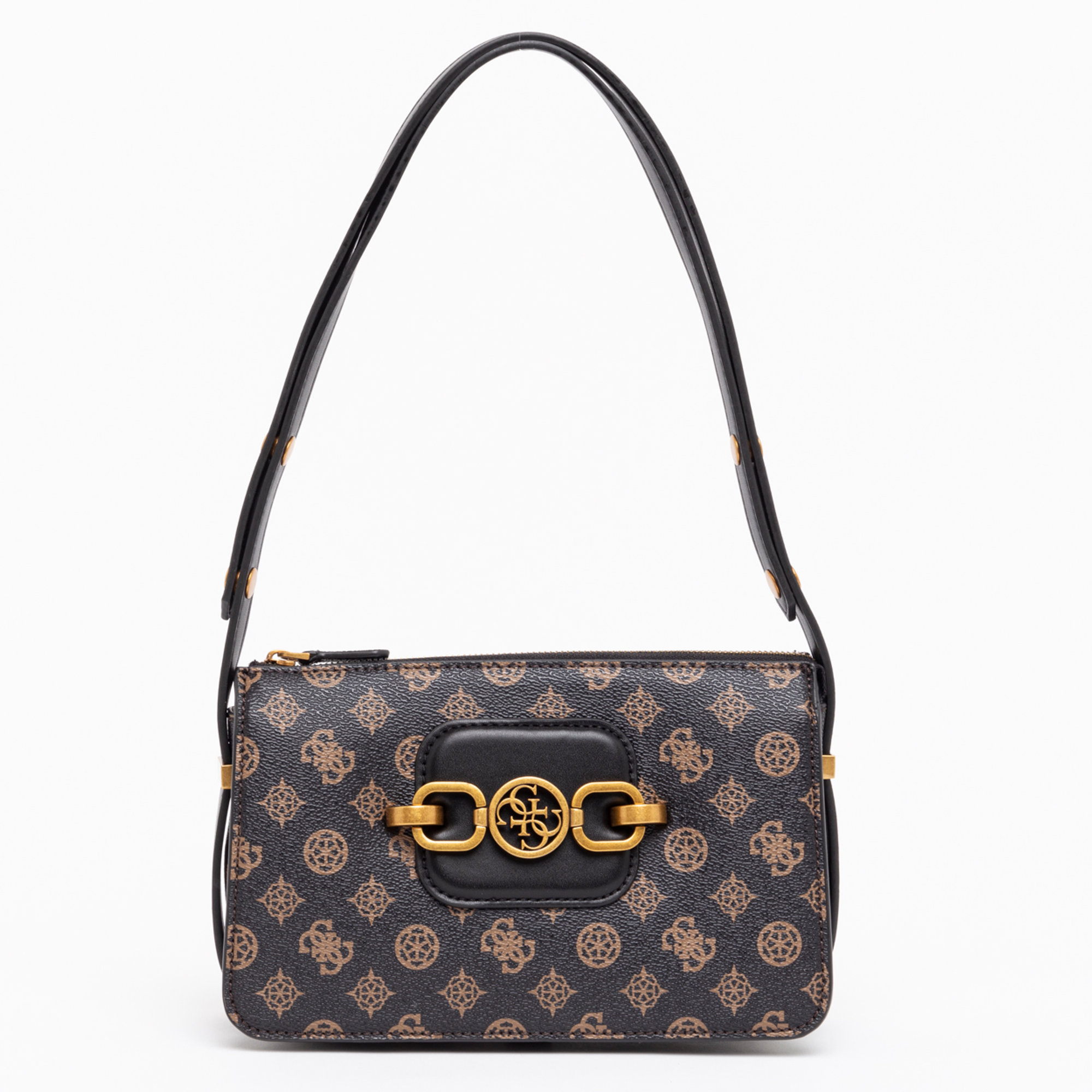 Guess borsa a spalla Hensely con logo 4G e peony Guess  vista0