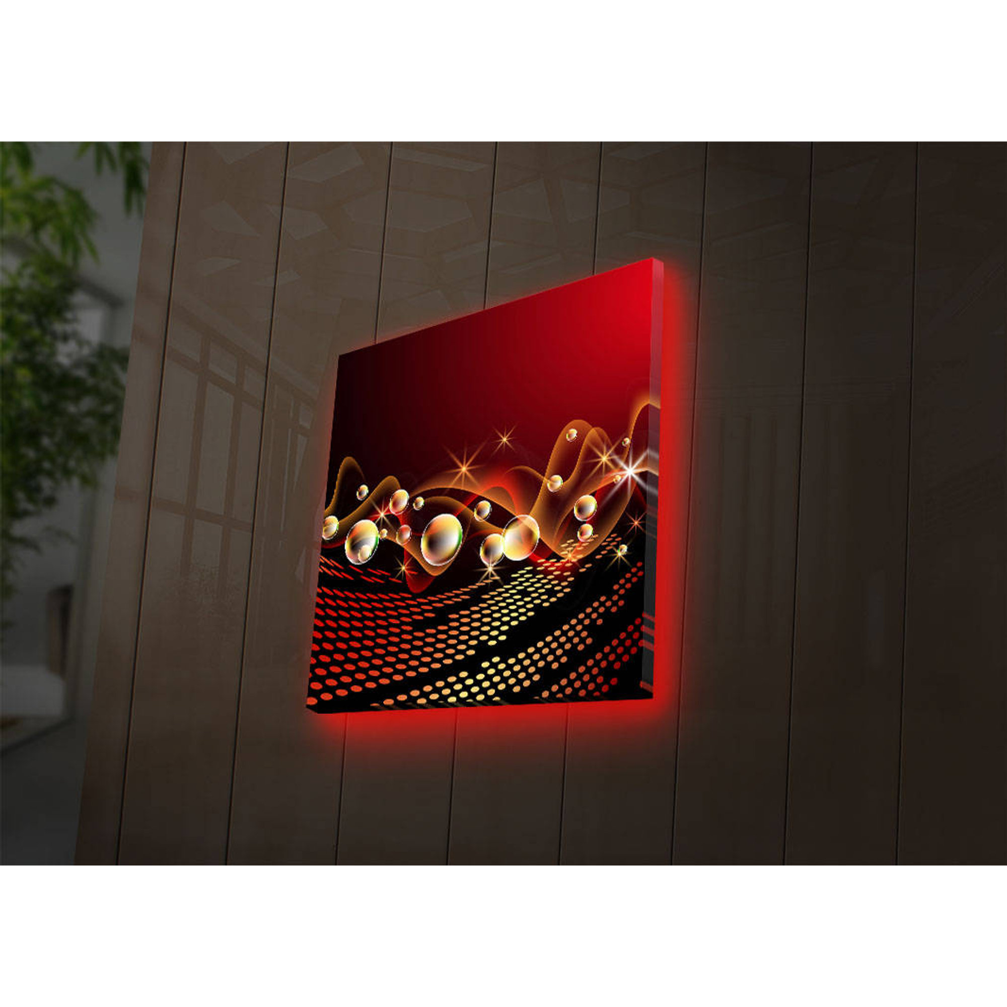 Pittura a tela illuminata a led 4040dact-1decorative Wall addiction vista2