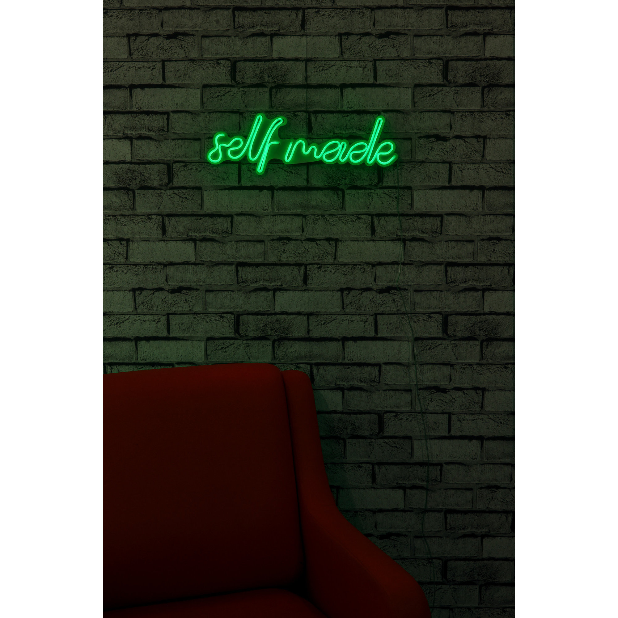 Self Made - Illuminazione a led in plastica decorativa verde Wall addiction vista3
