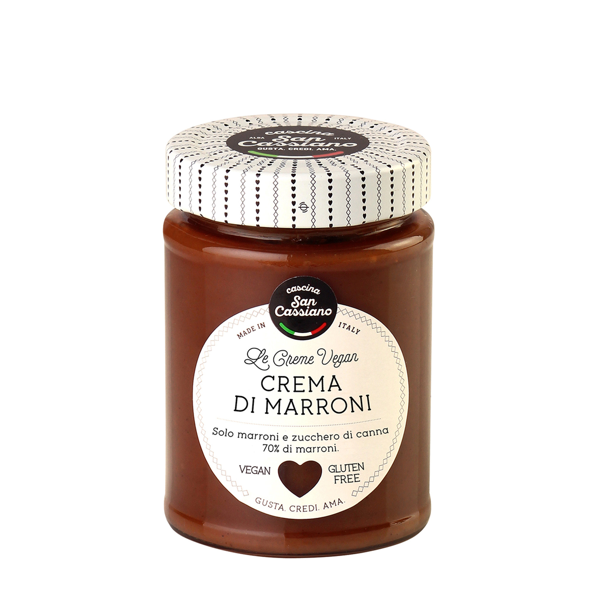 6 vasetti misti Confetture Extra: 2 Crema di Marroni - 2 Cotognata - 2 ACE Cascina San Cassiano vista1