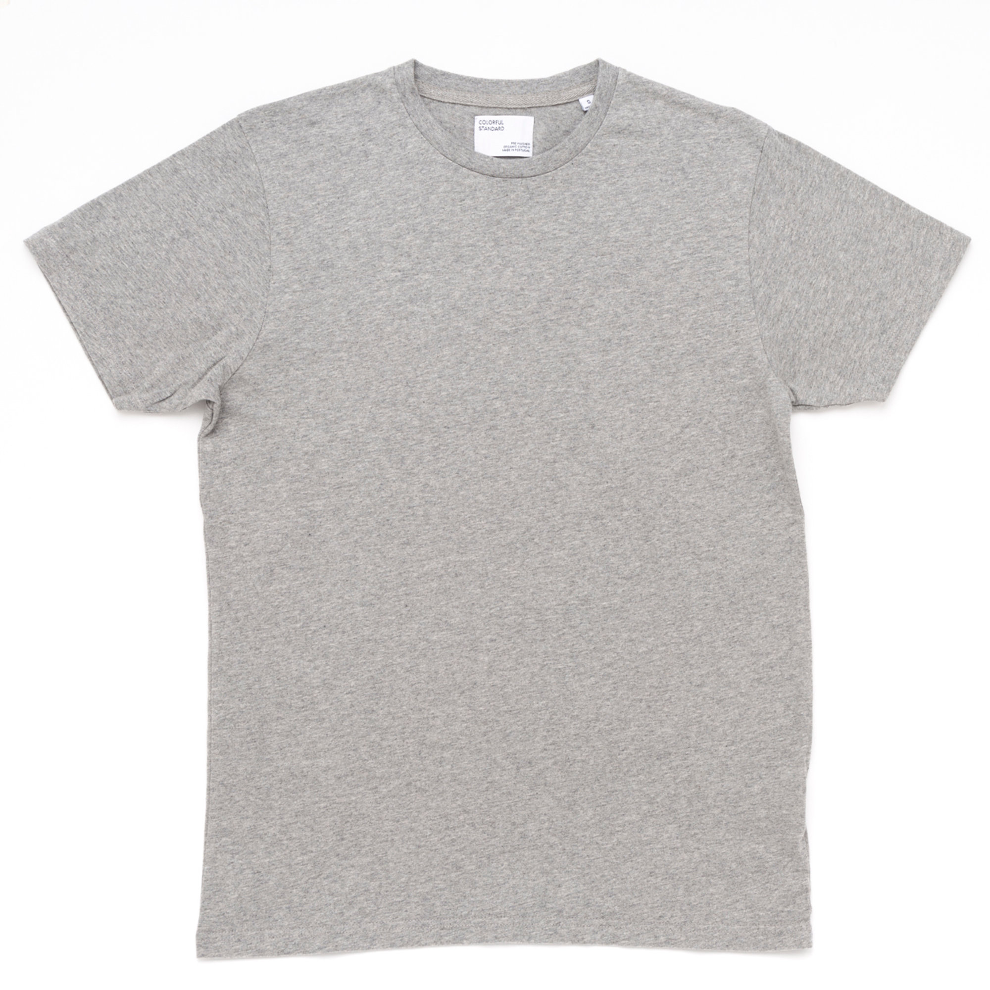 Colorful t-shirt basic girocollo grigio melange Colorful Standard vista1