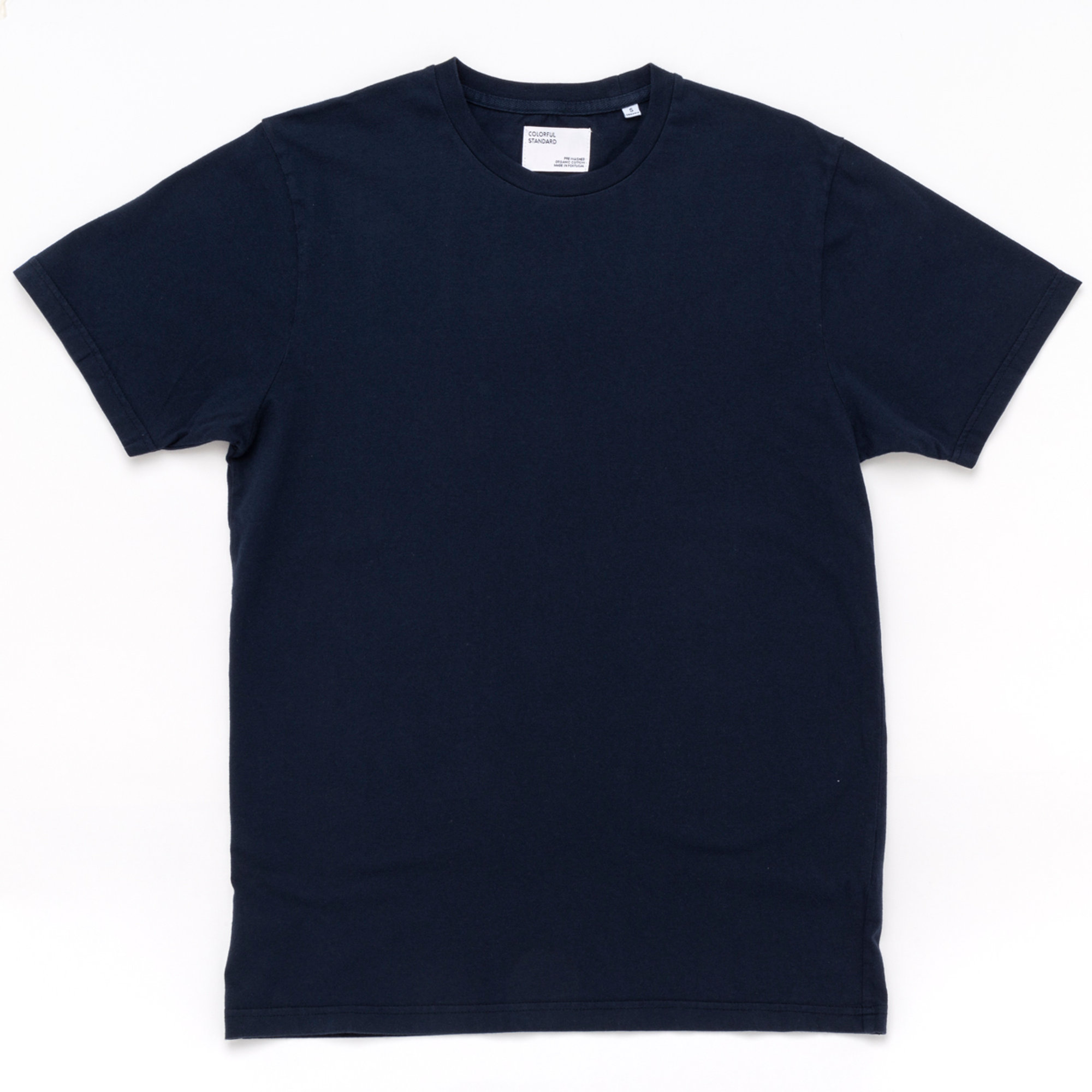 Colorful t-shirt basic girocollo blu navy Colorful Standard vista1