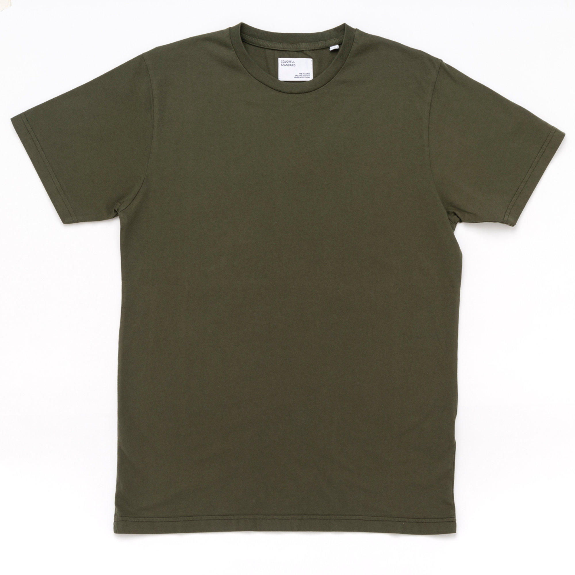 Colorful t-shirt basic girocollo verde militare Colorful Standard vista1