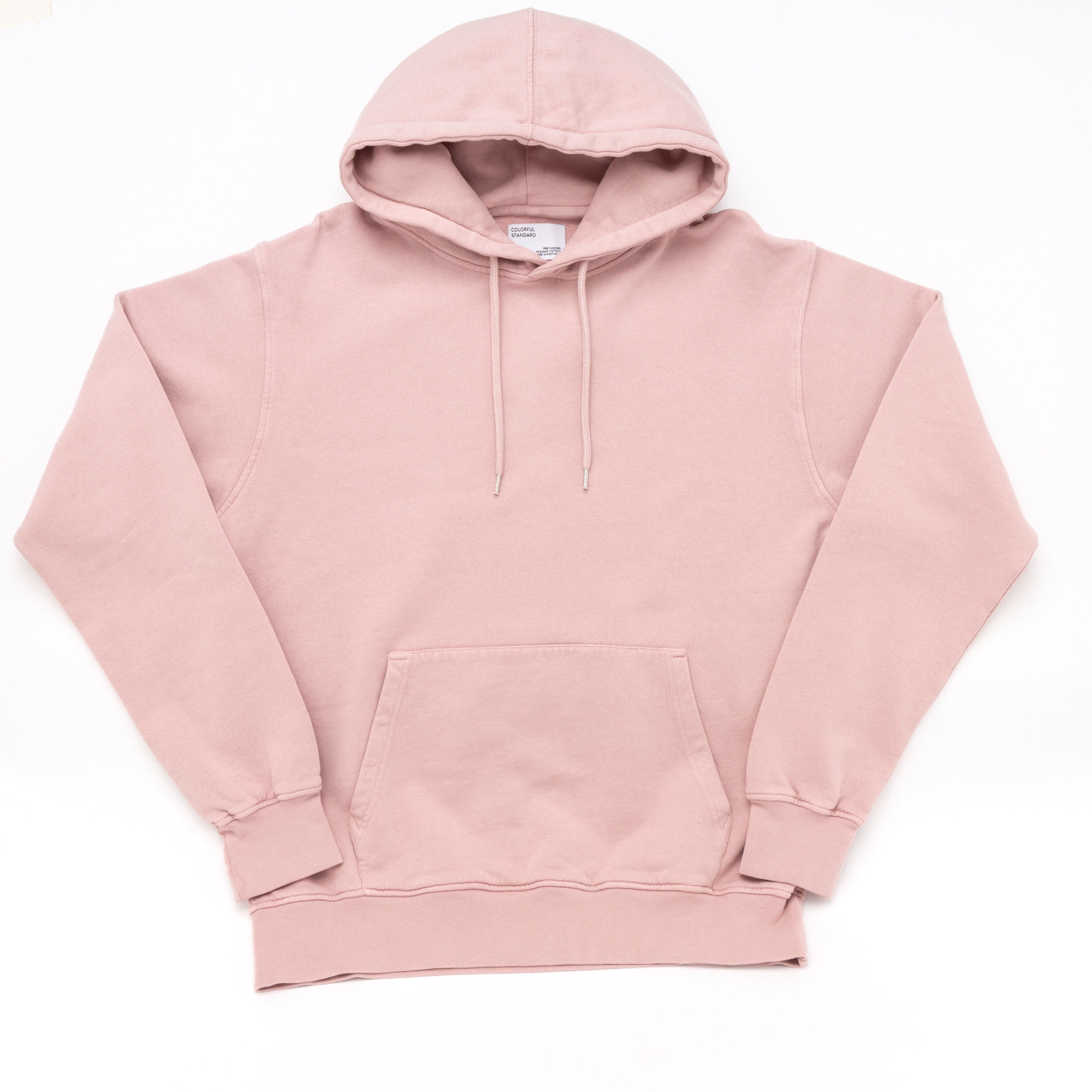 Colorful felpa con cappuccio rosa pallido Colorful Standard vista2
