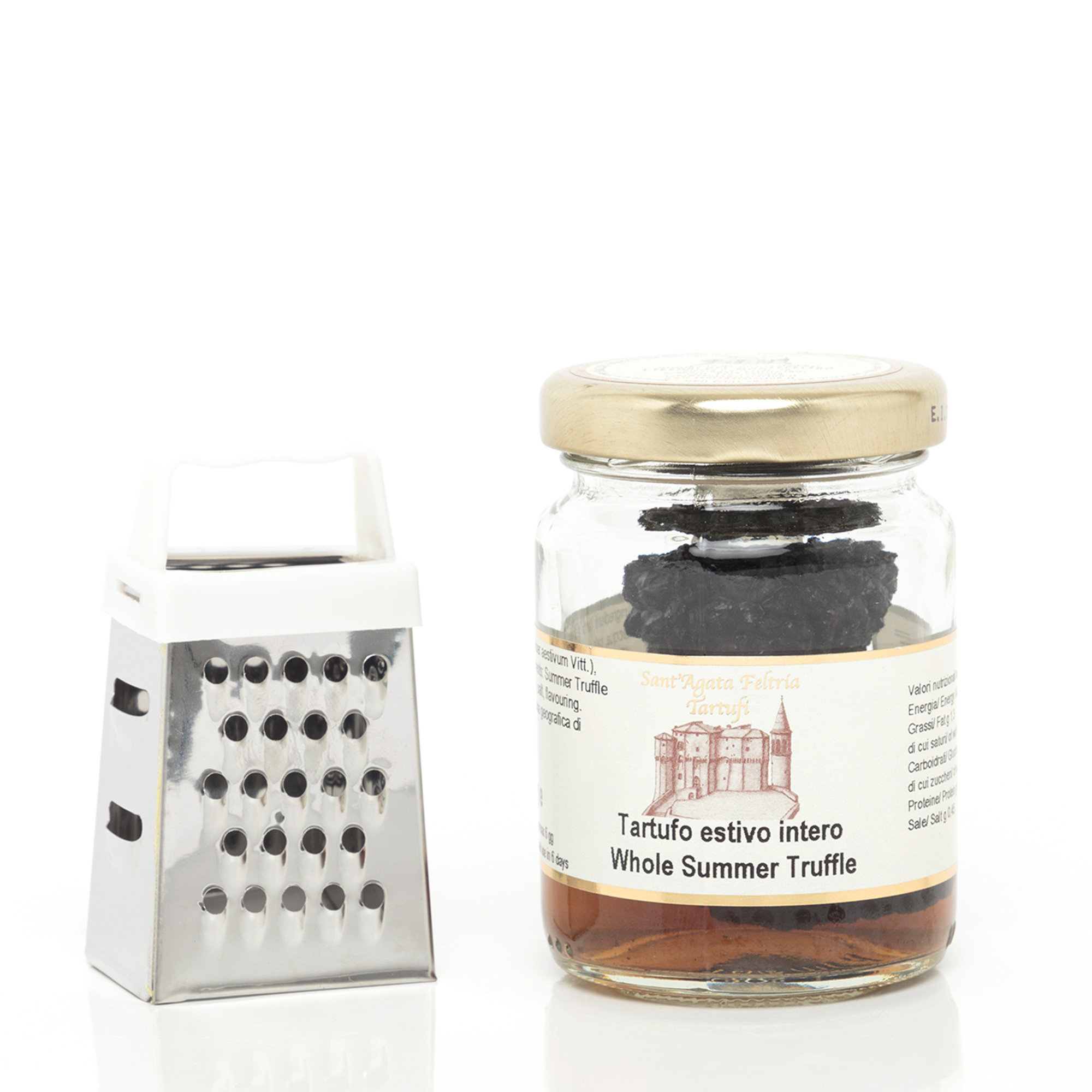 3 słoiczki - Cały Letni Trufel 25 g z mini tarką Sant'Agata Feltria Tartufi vista3