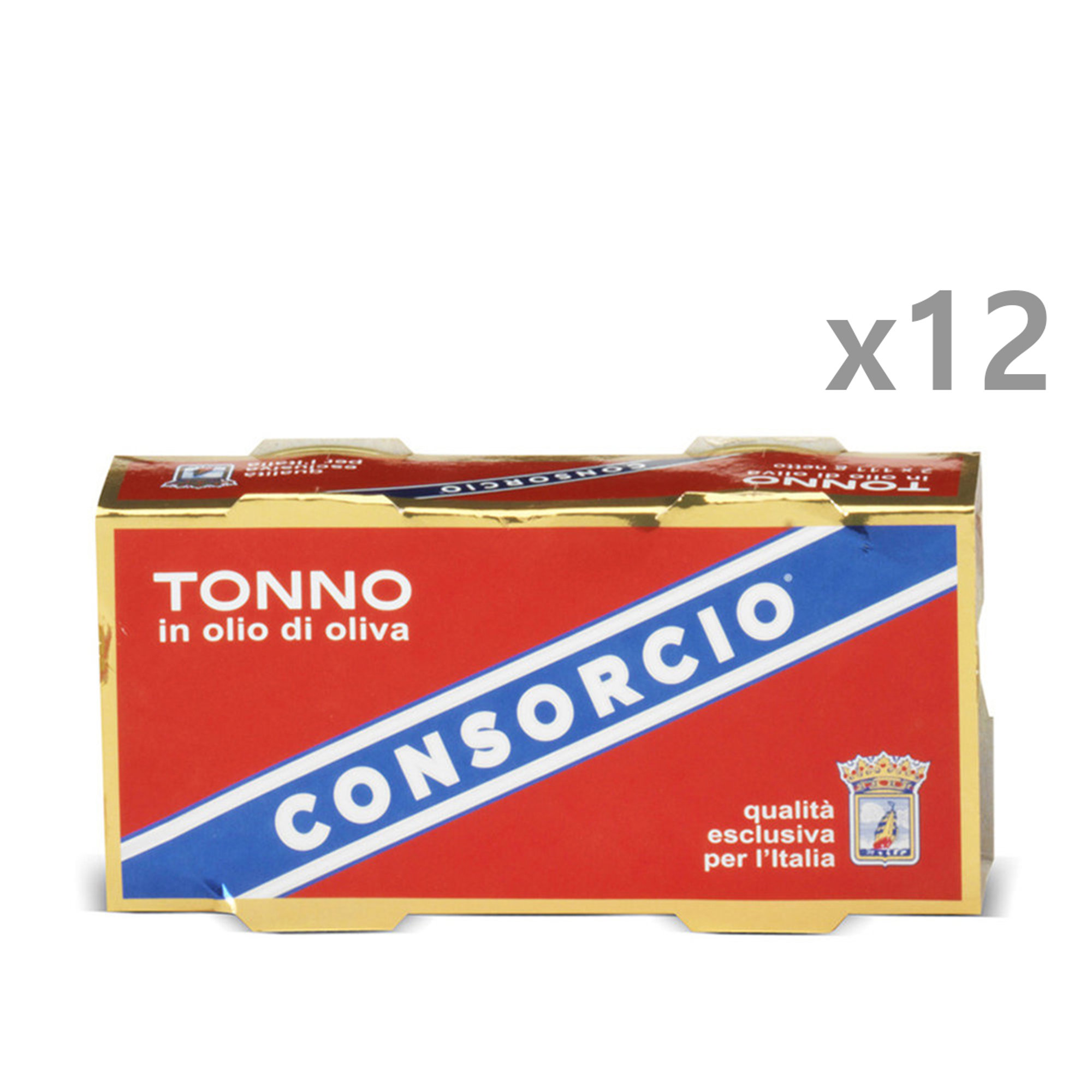 12 confezioni da 2x111 gr tonno in olio d'oliva Consorcio vista0