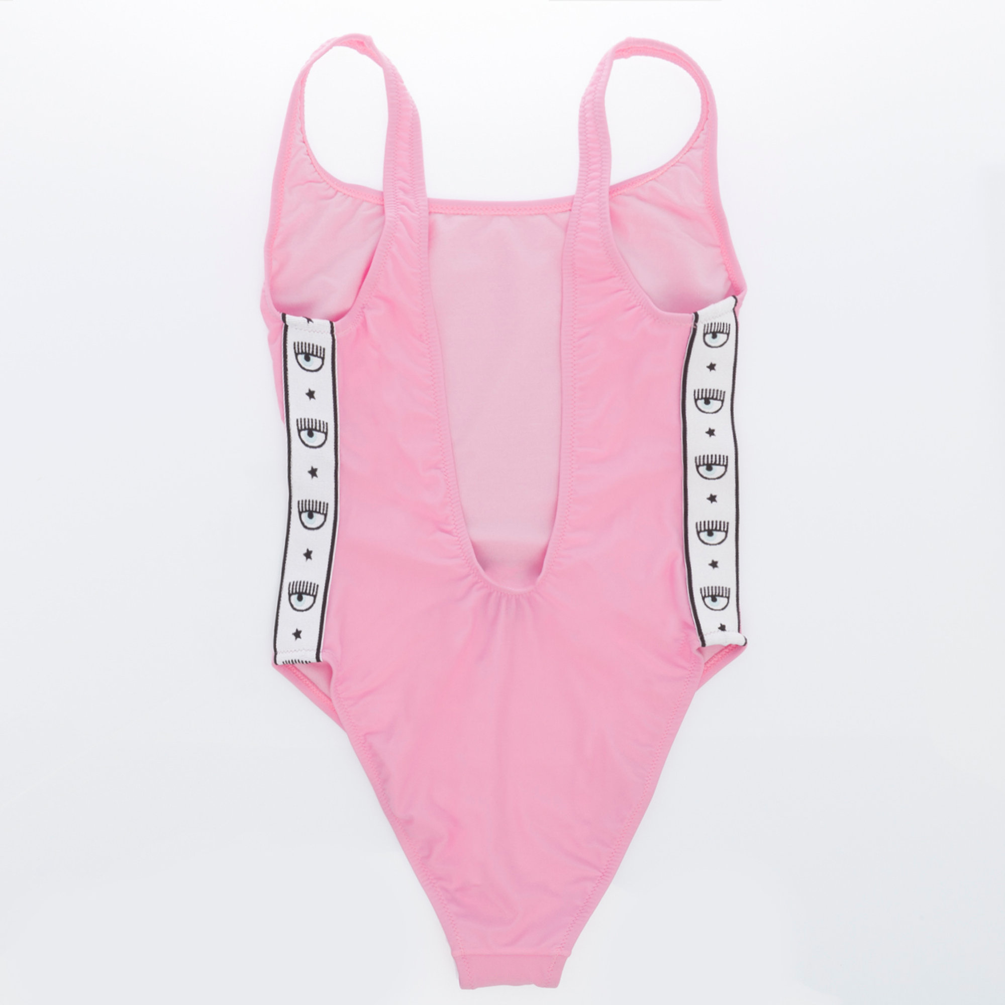 Chiara Ferragni costume intero logomania rosa Chiara Ferragni  vista1