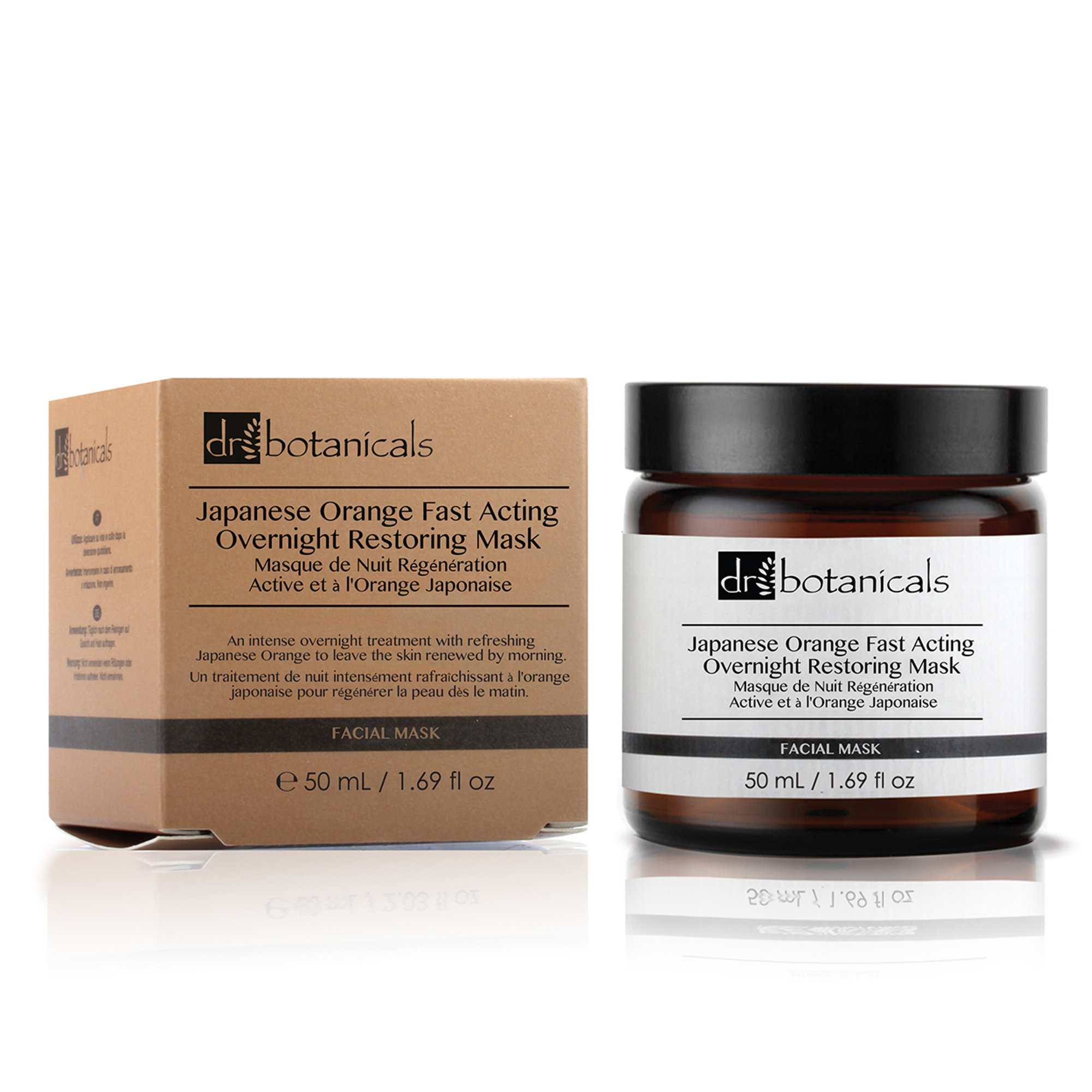 Mascarilla restauradora nocturna de acción rápida de naranja japonesa - 50 ml Dr. Botanicals vista1