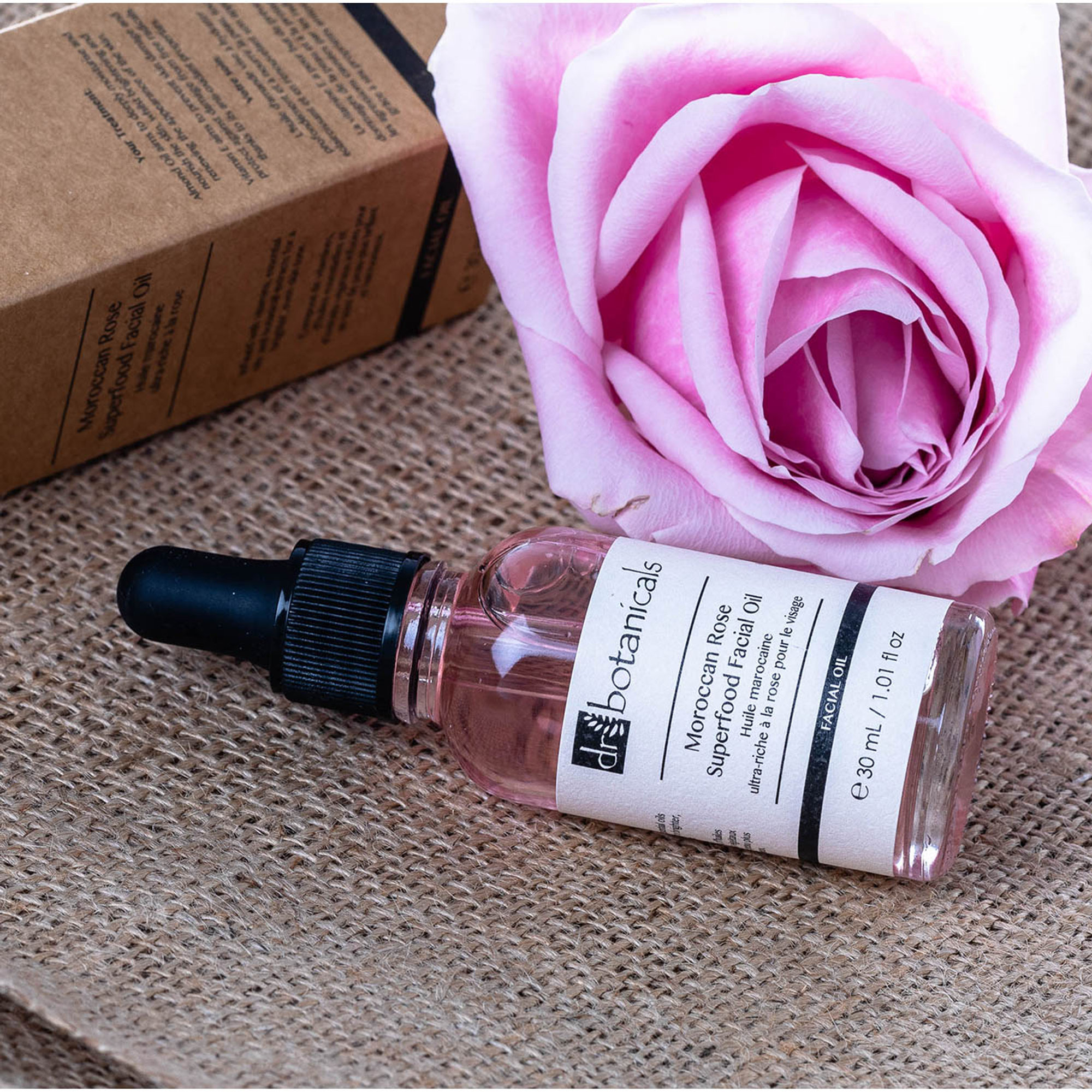 Olio per il viso Superfood alla rosa marocchina, 30 ml Dr. Botanicals vista4