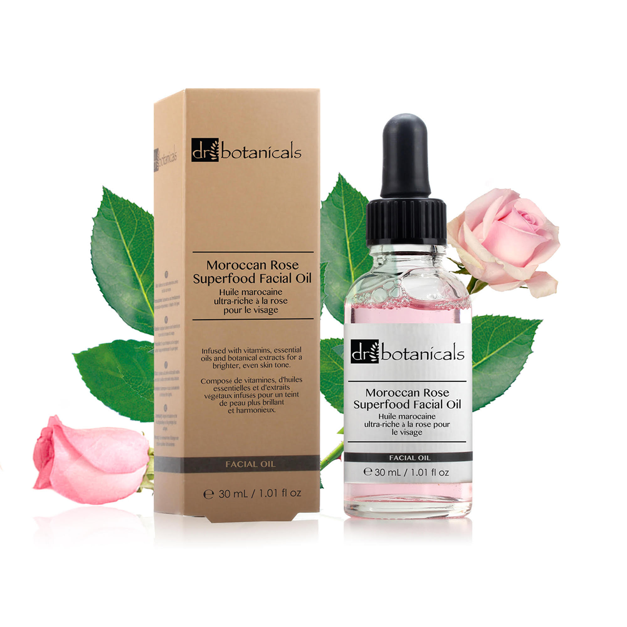 Olio per il viso Superfood alla rosa marocchina, 30 ml Dr. Botanicals vista9