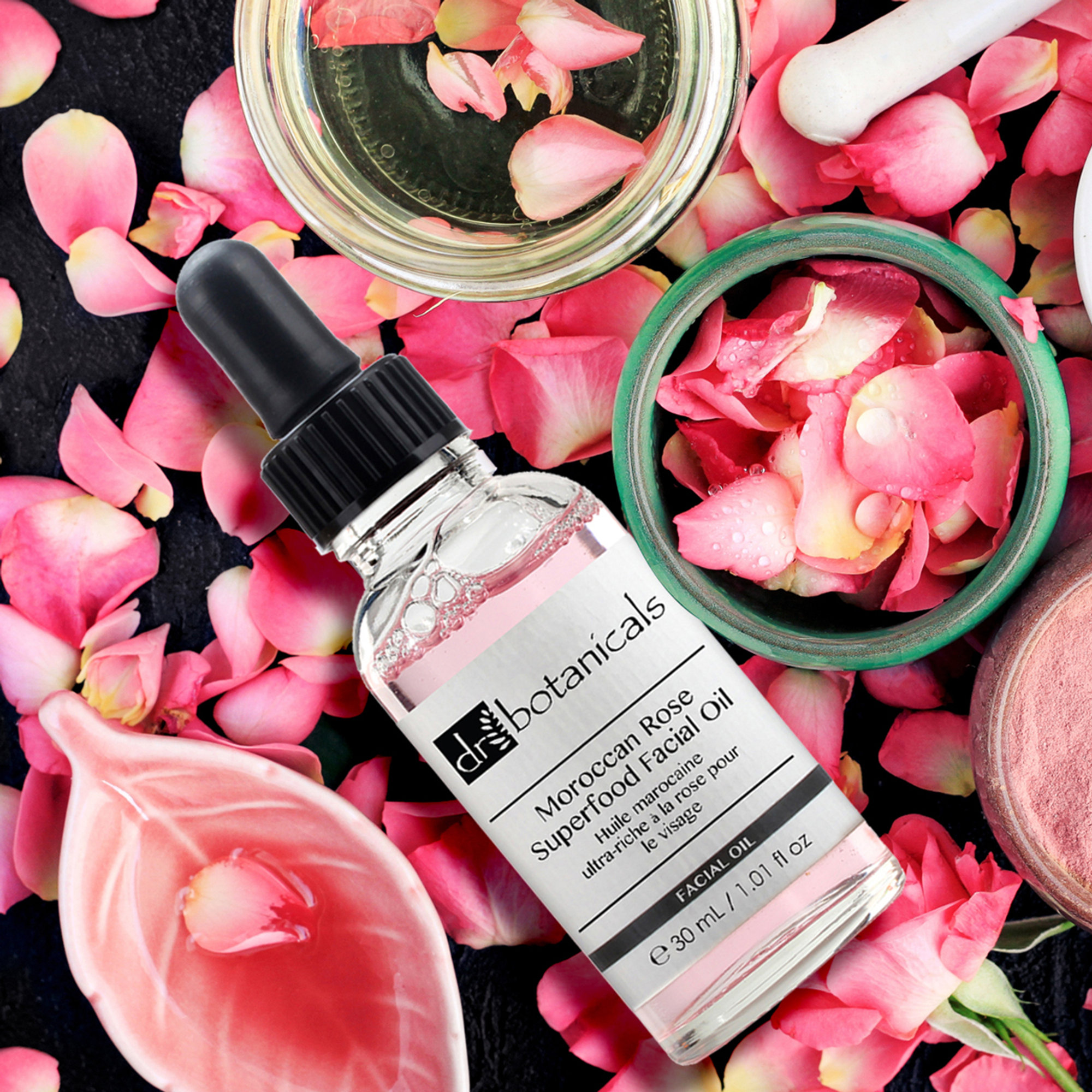 Olio per il viso Superfood alla rosa marocchina, 30 ml Dr. Botanicals vista14