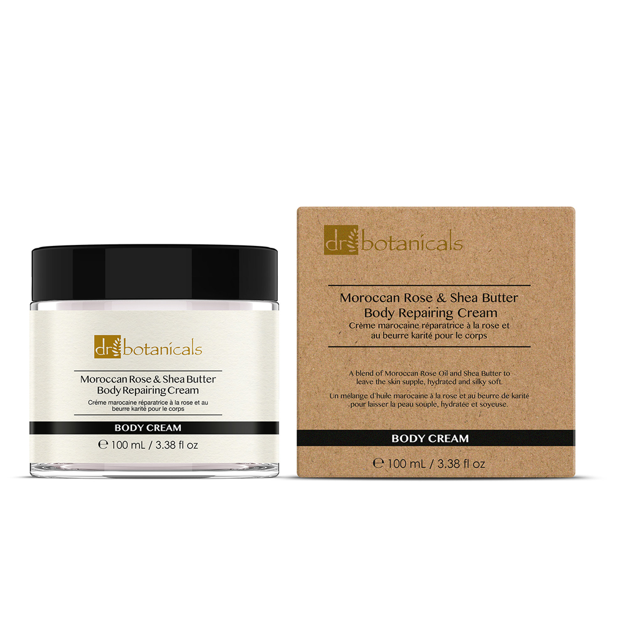 Crema riparatrice corpo alla rosa marocchina e burro di karitè, 100 ml Dr. Botanicals vista4