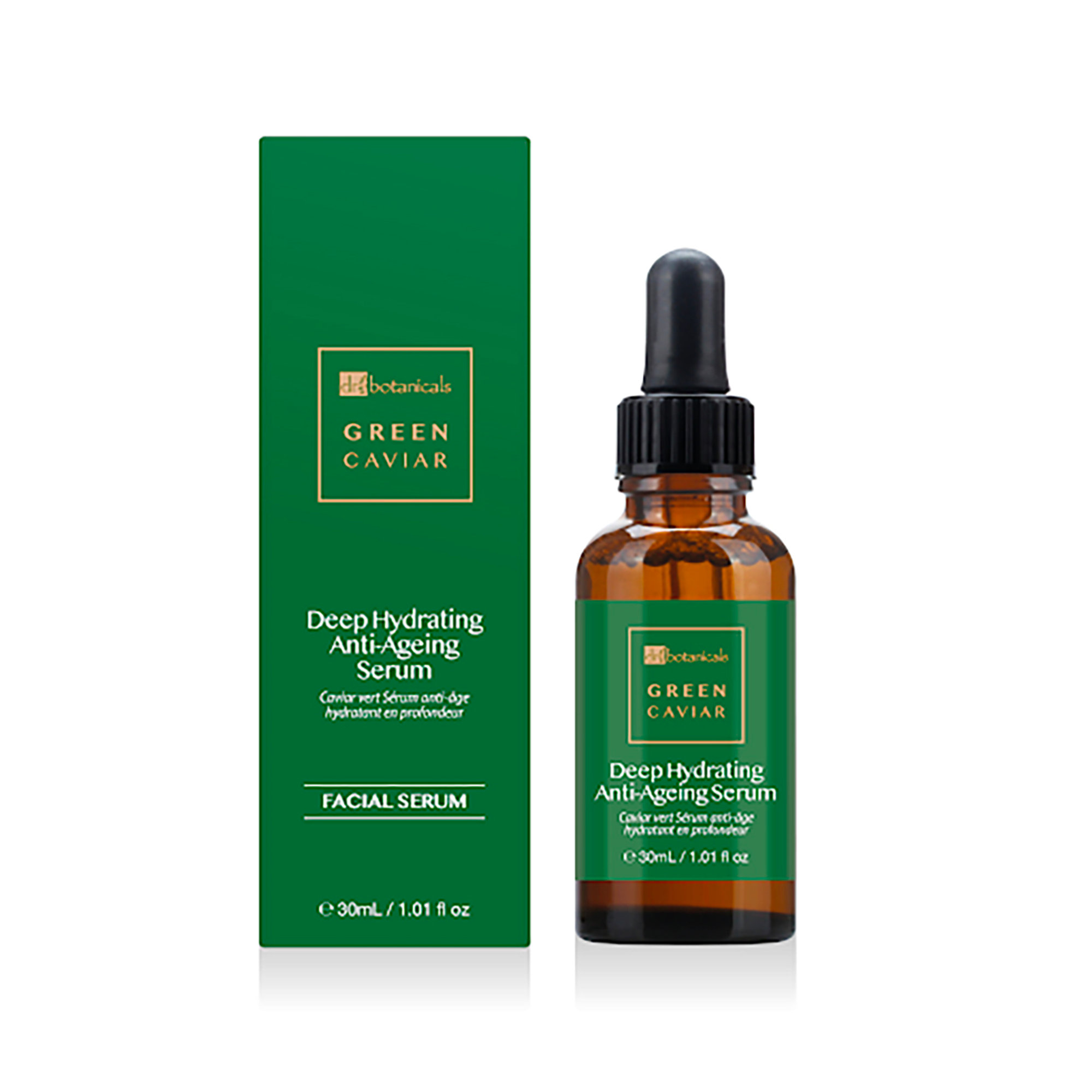Siero anti-età idratante profondo DB Green Caviar - 30 ml Dr. Botanicals vista1