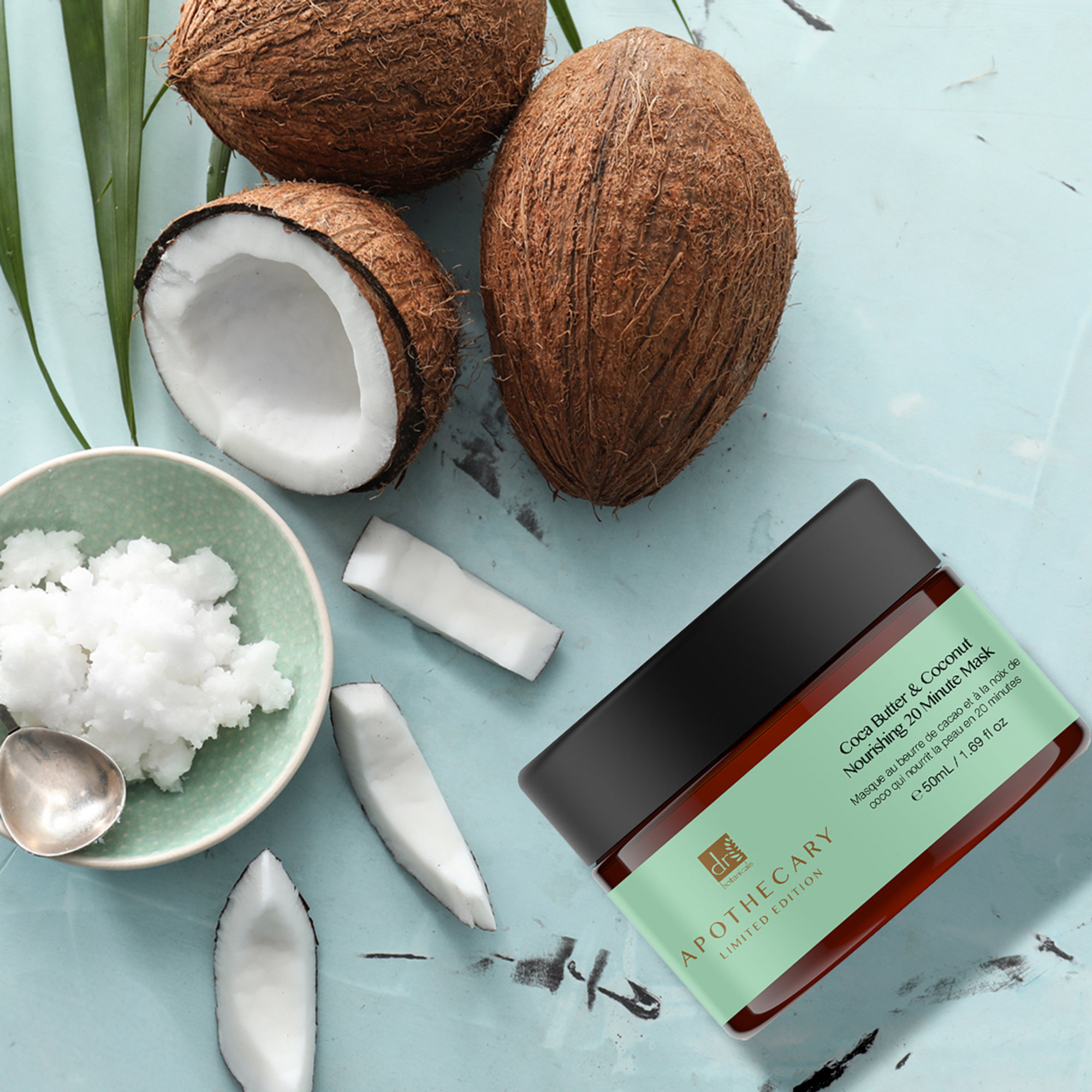 DB Coca Butter & Coconut - Maschera nutriente da 20 minuti, 50 ml Dr. Botanicals vista11
