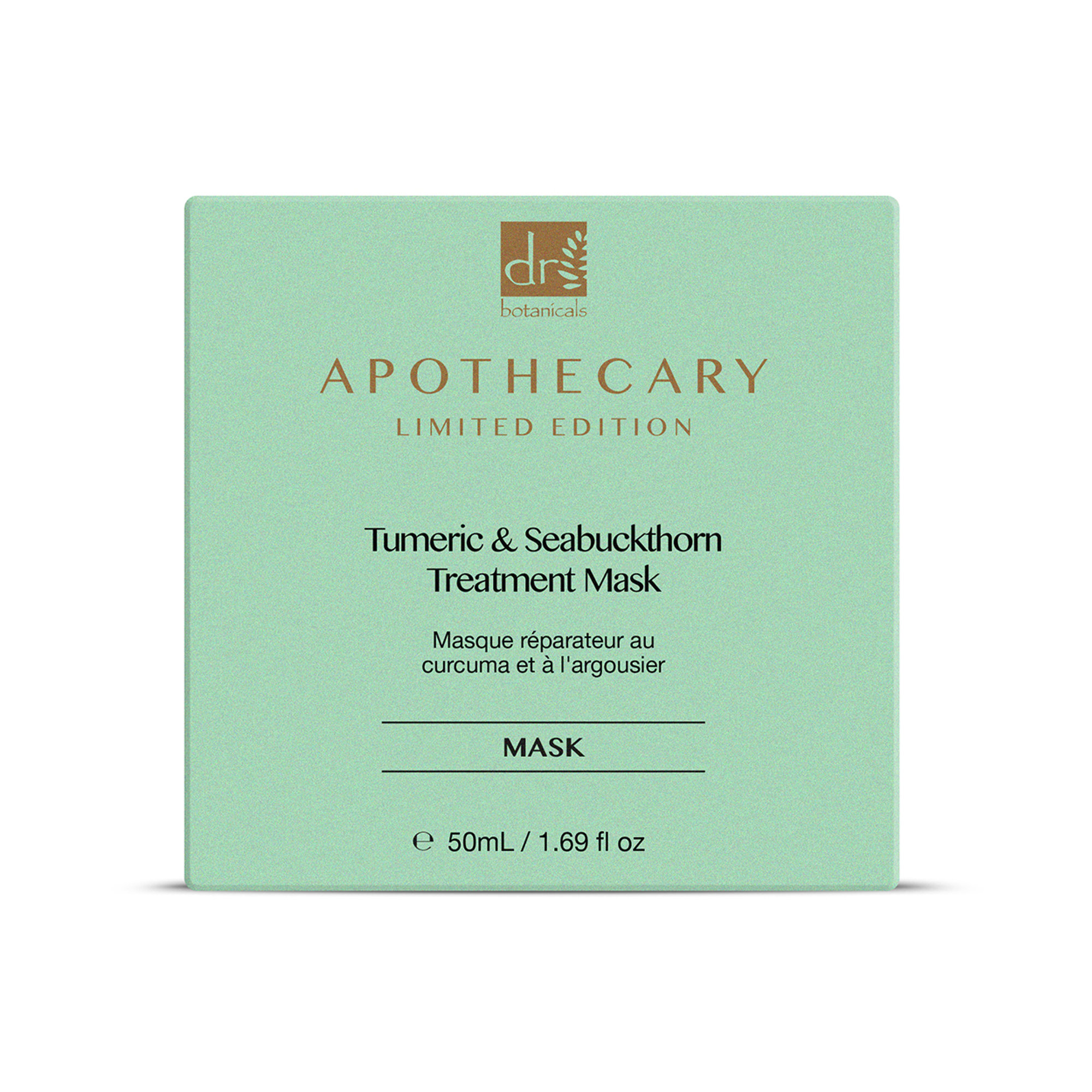 Masque traitant au curcuma et à l'argousier DB - 50 ml Dr. Botanicals vista10