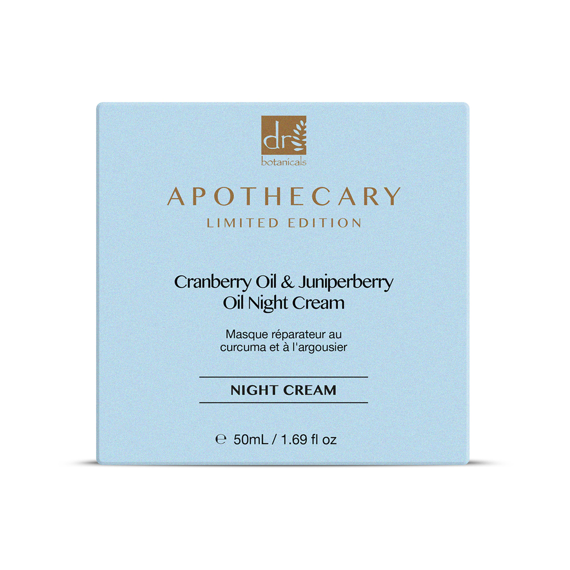 Crema de noche de aceite de arándano y aceite de enebro DB, 50 ml Dr. Botanicals vista10