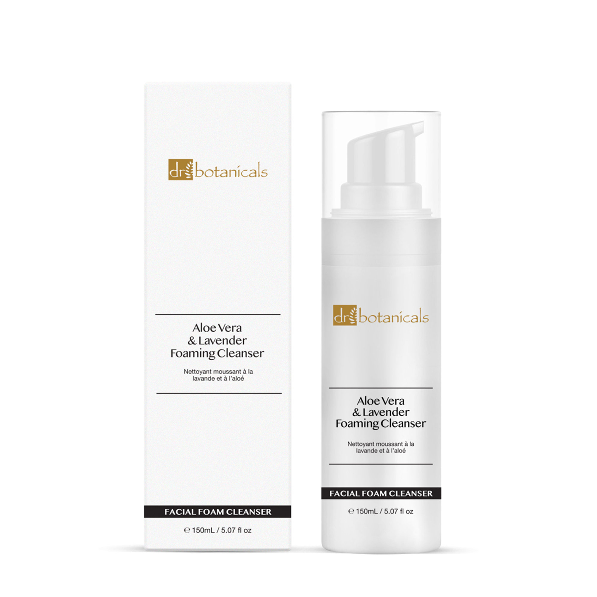 Limpiador espumoso de aloe vera y lavanda - 150 ml Dr. Botanicals vista5