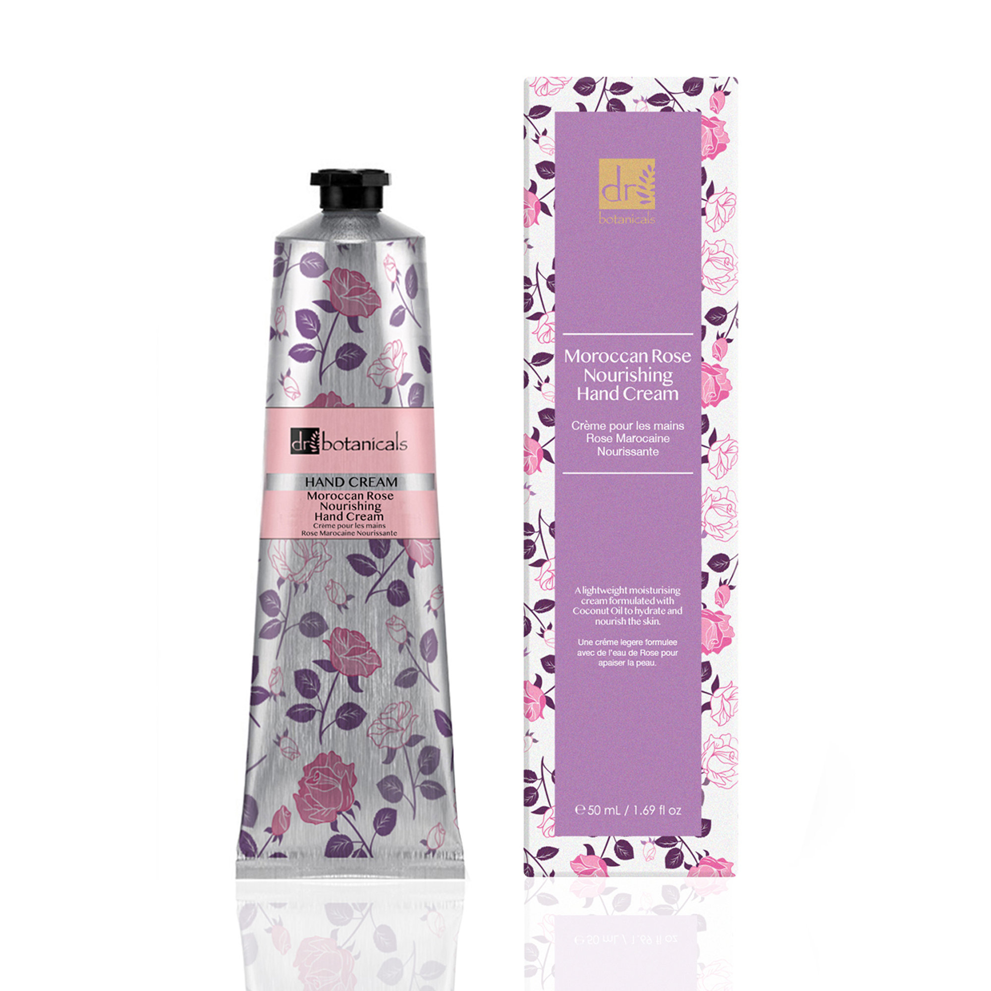 Crème nourrissante pour les mains à la rose marocaine - 50 ml Dr. Botanicals vista0