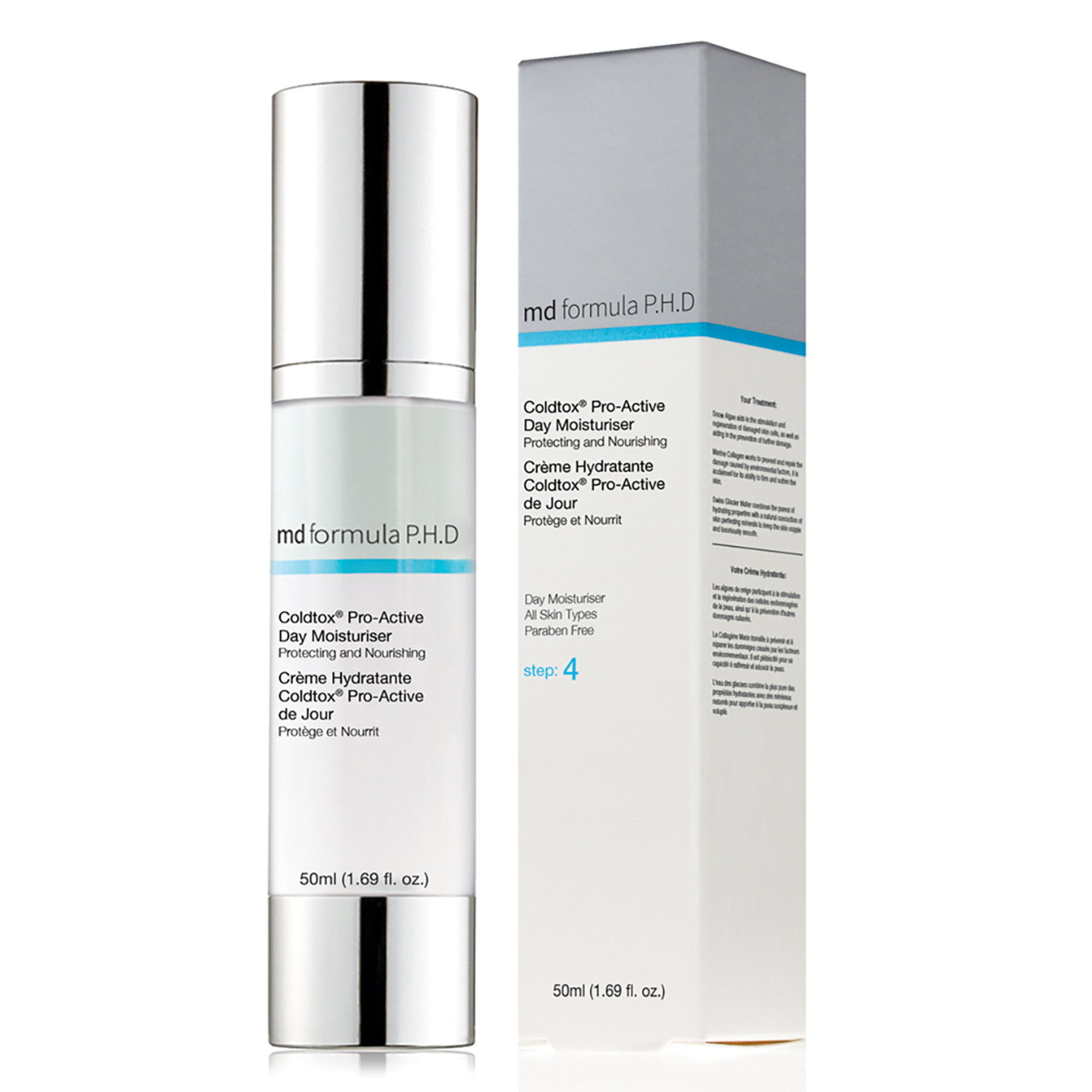 Crema idratante giorno MD Coldtox Pro-Active 50ml Md Formula vista0